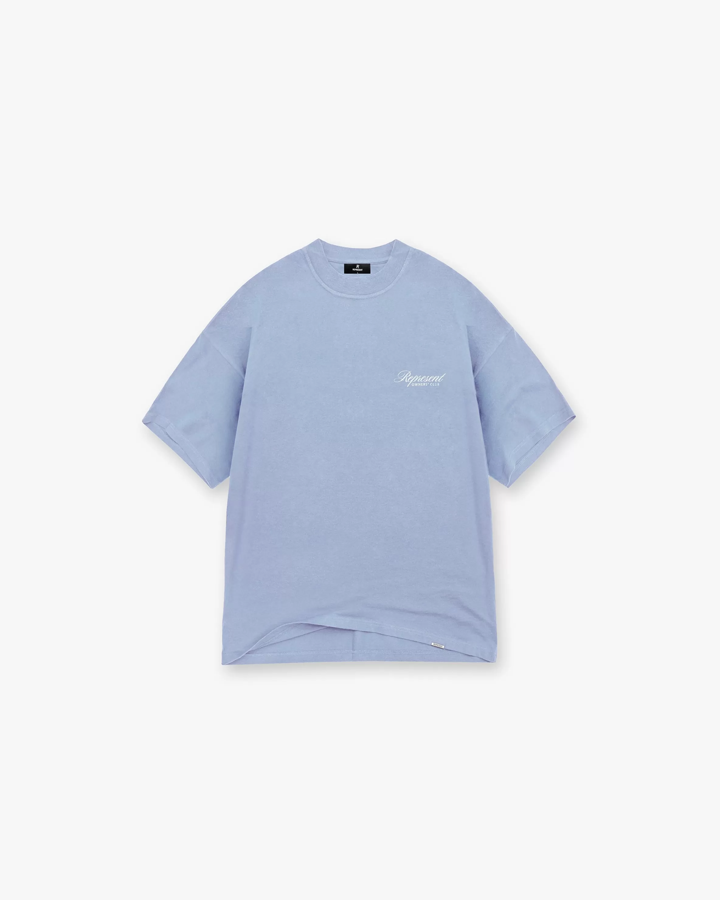 Owners Club Script T-Shirt - Dusty Blue^Represent Cheap