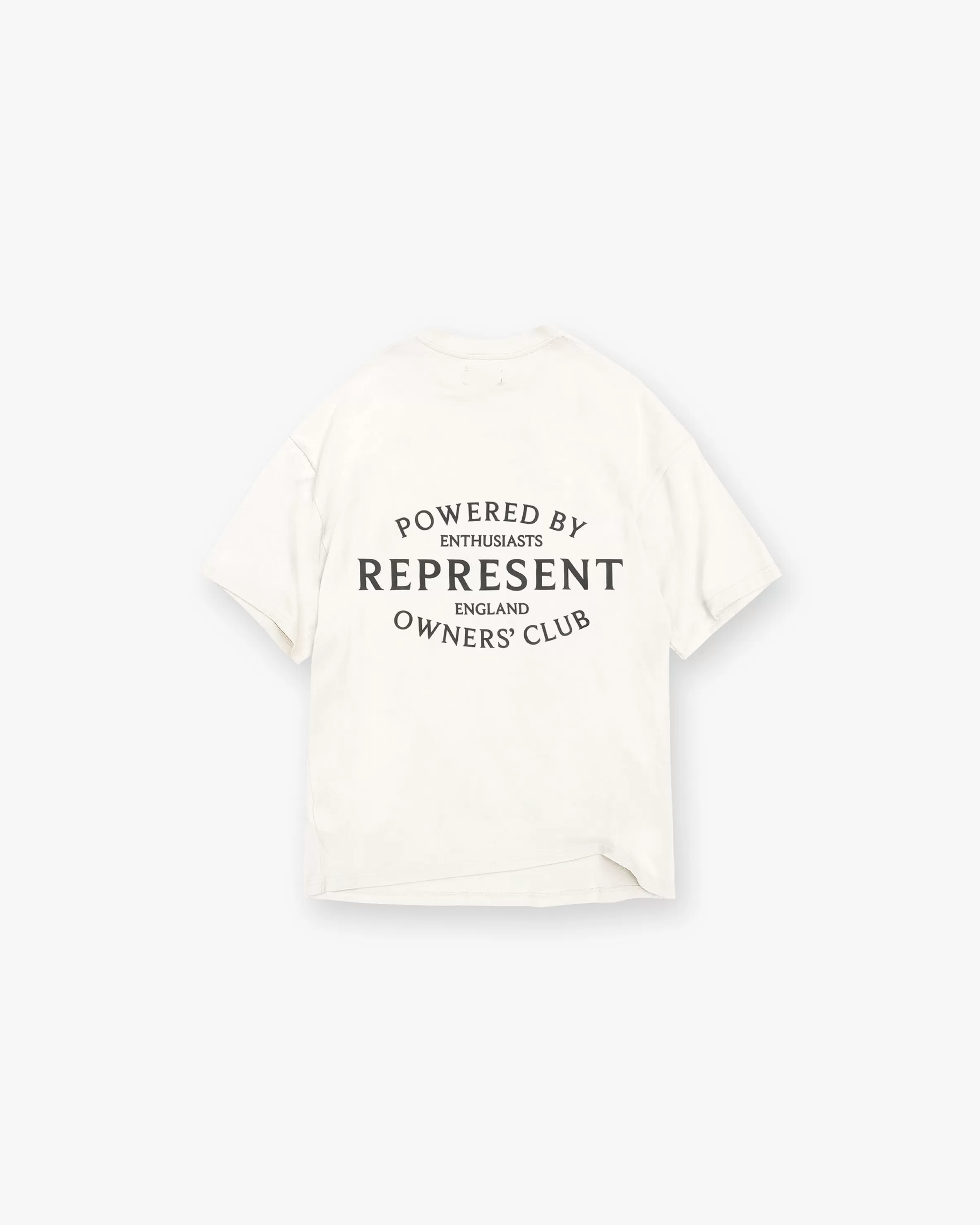 Owners Club Stamp T-Shirt - Flat White^Represent Best Sale