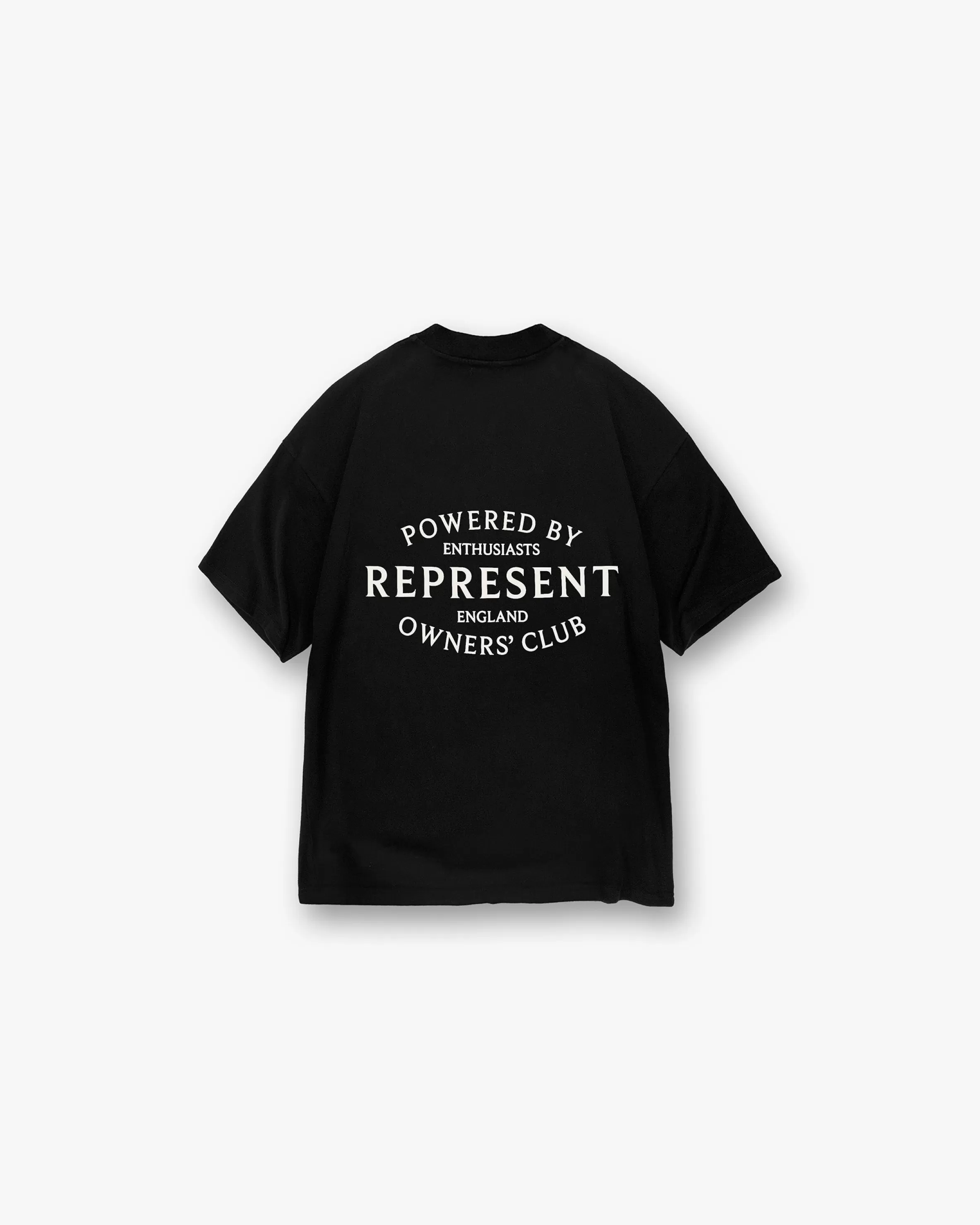 Owners Club Stamp T-Shirt - Jet Black^Represent Clearance