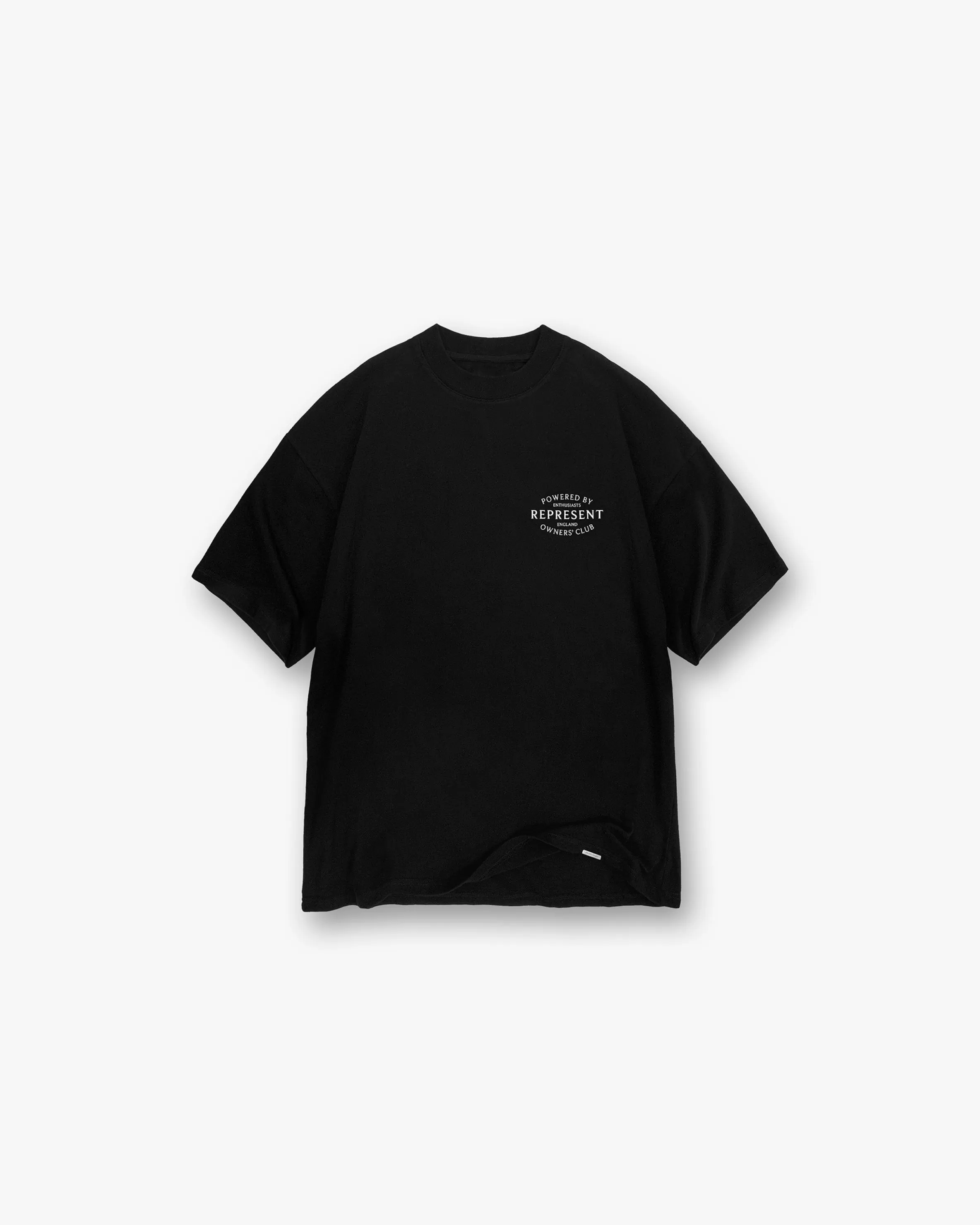 Owners Club Stamp T-Shirt - Jet Black^Represent Clearance