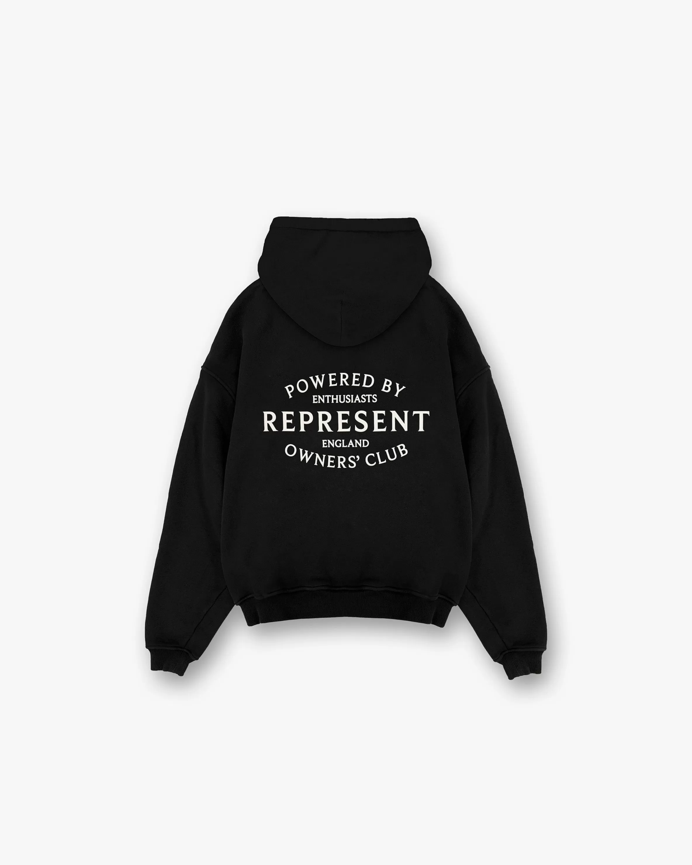 Owners Club Stamp Zip Up Hoodie - Jet Black^Represent Outlet