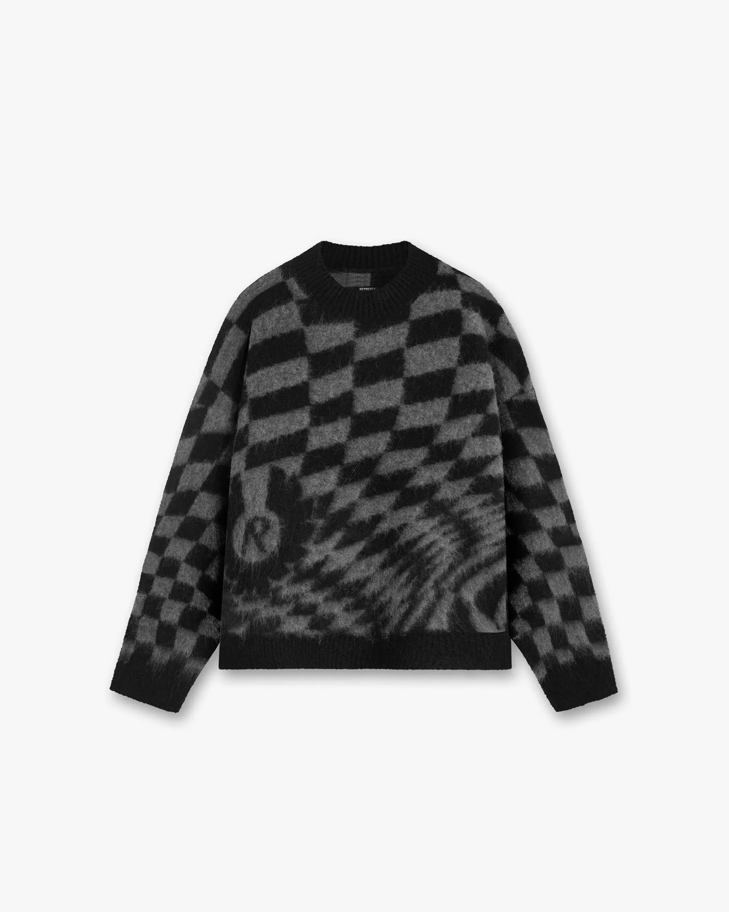 X Belstaff Checkerboard Knit Sweater -^Represent Clearance