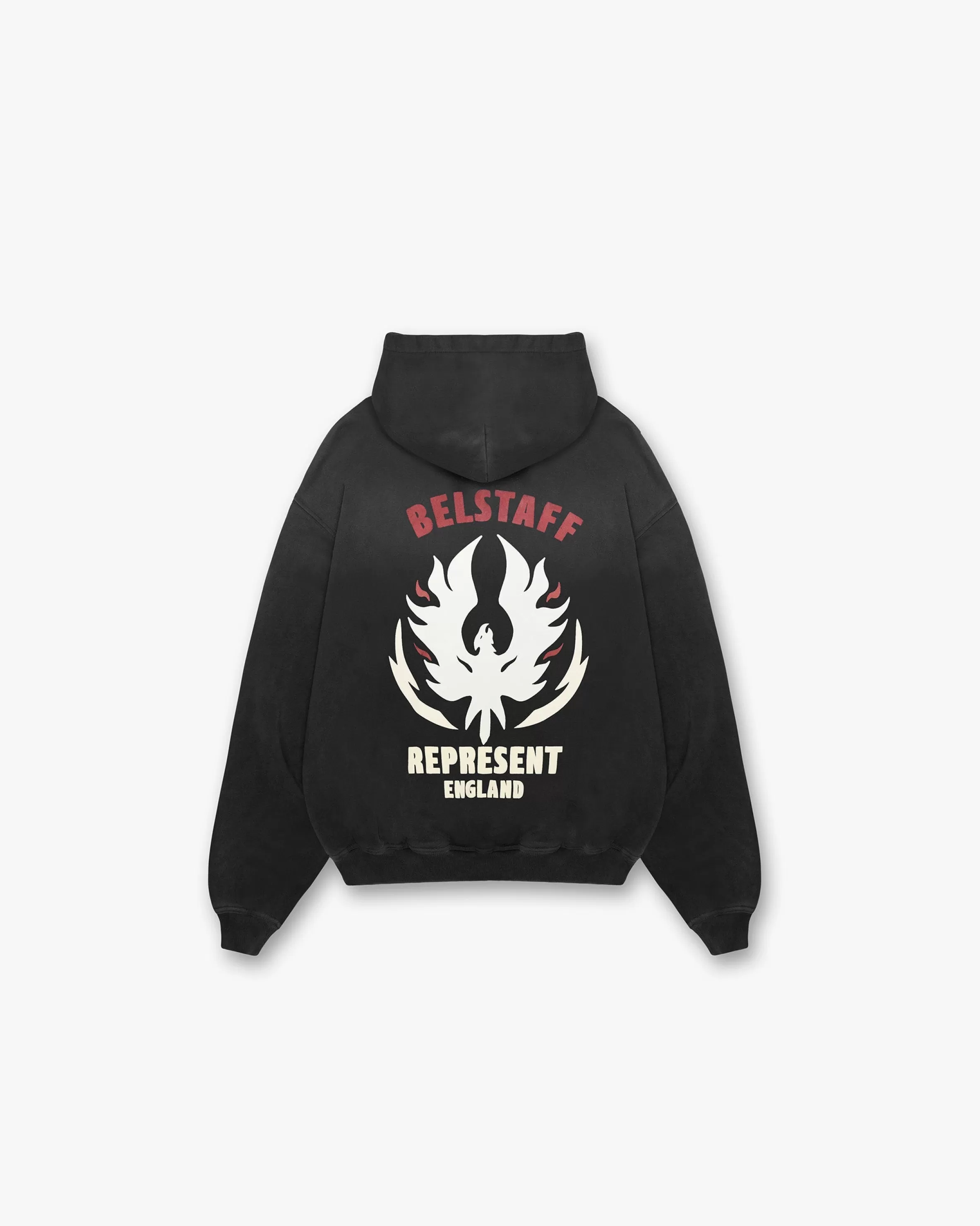 X Belstaff Flame Phoenix Hoodie -^Represent Cheap