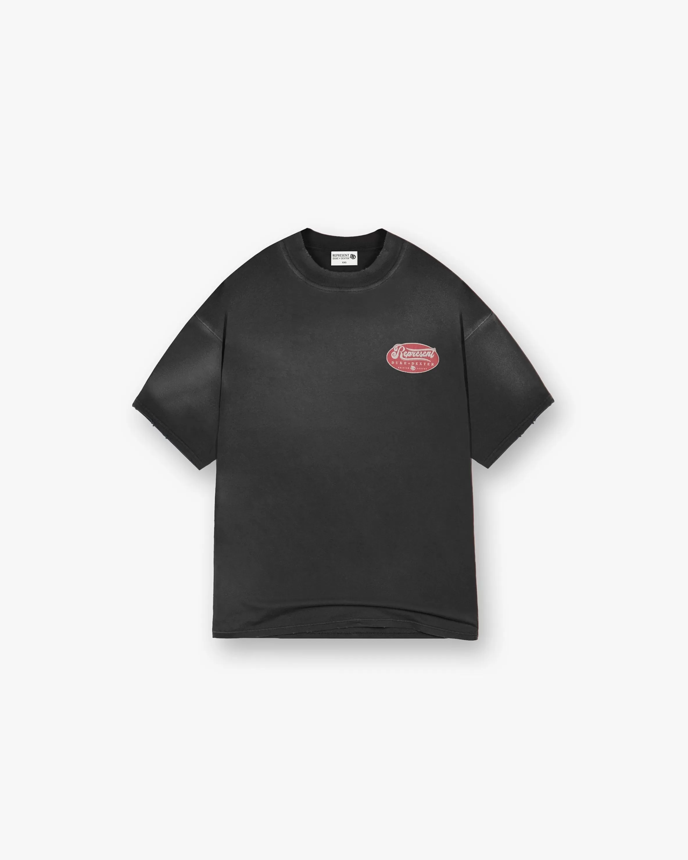 X Duke + Dexter British Luxury T-Shirt - Stained Black^Represent Best Sale