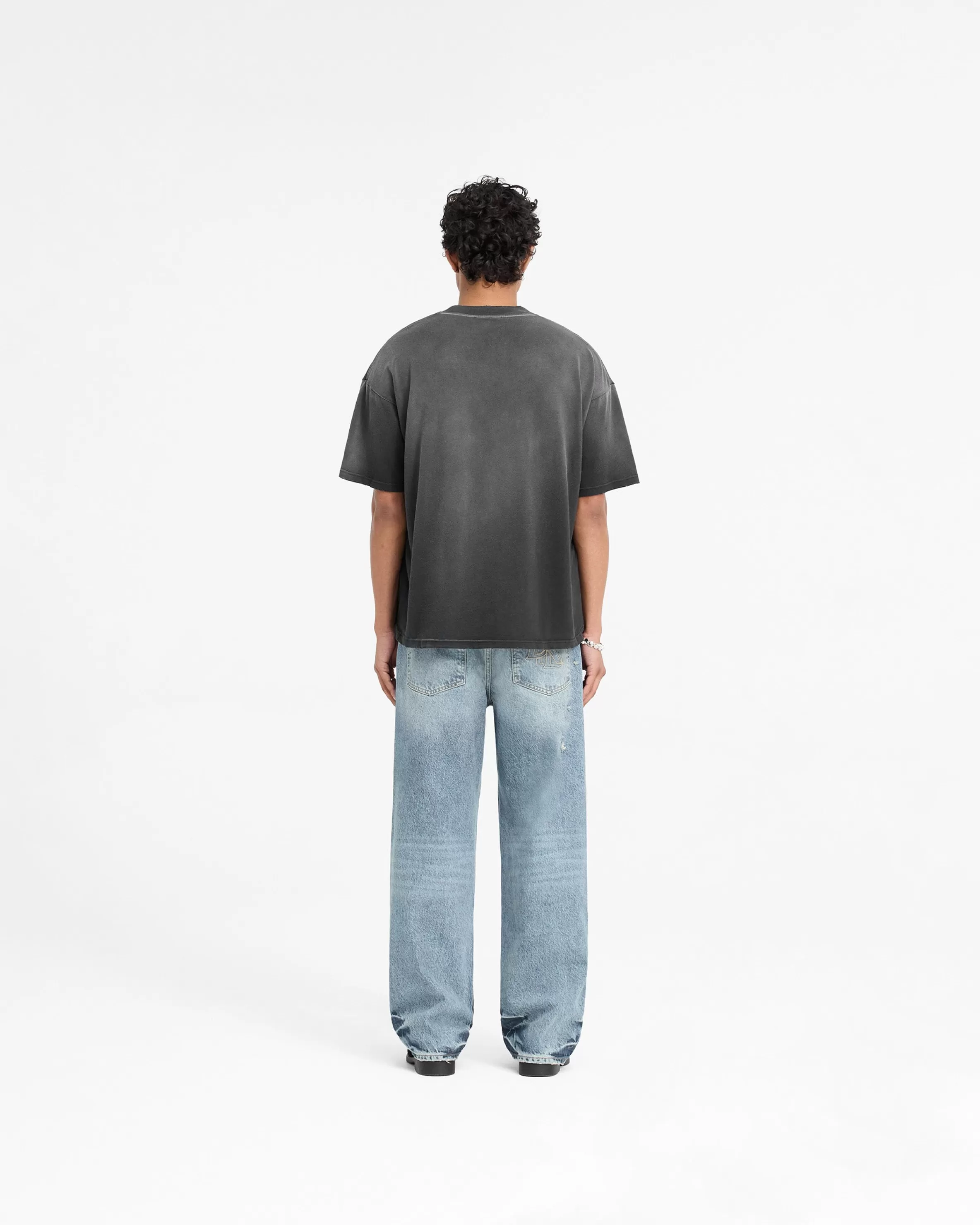 X Duke + Dexter Rearview Mirror T-Shirt - Stained Black^Represent Cheap