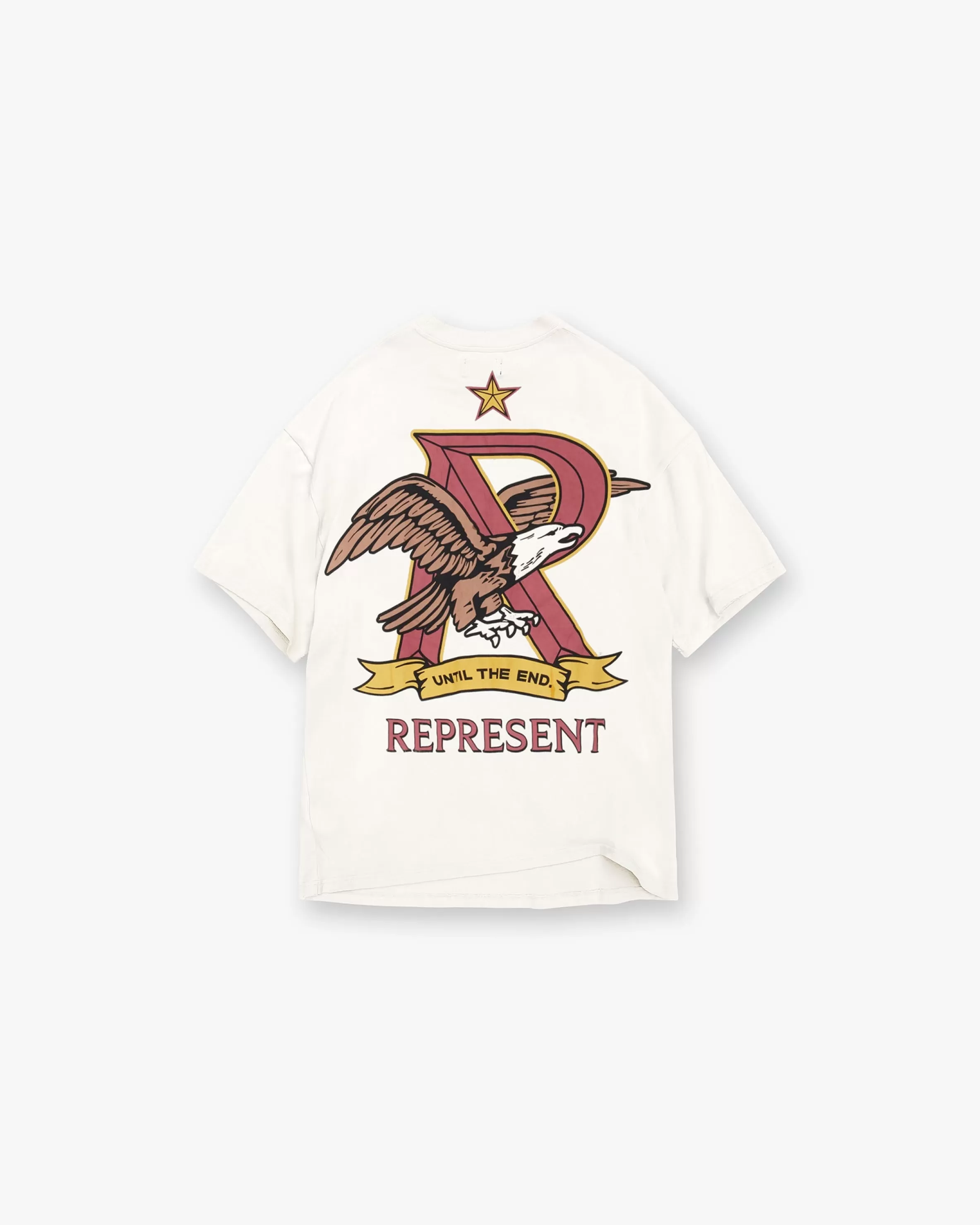 X End Eagles T-Shirt - Flat White^Represent Cheap