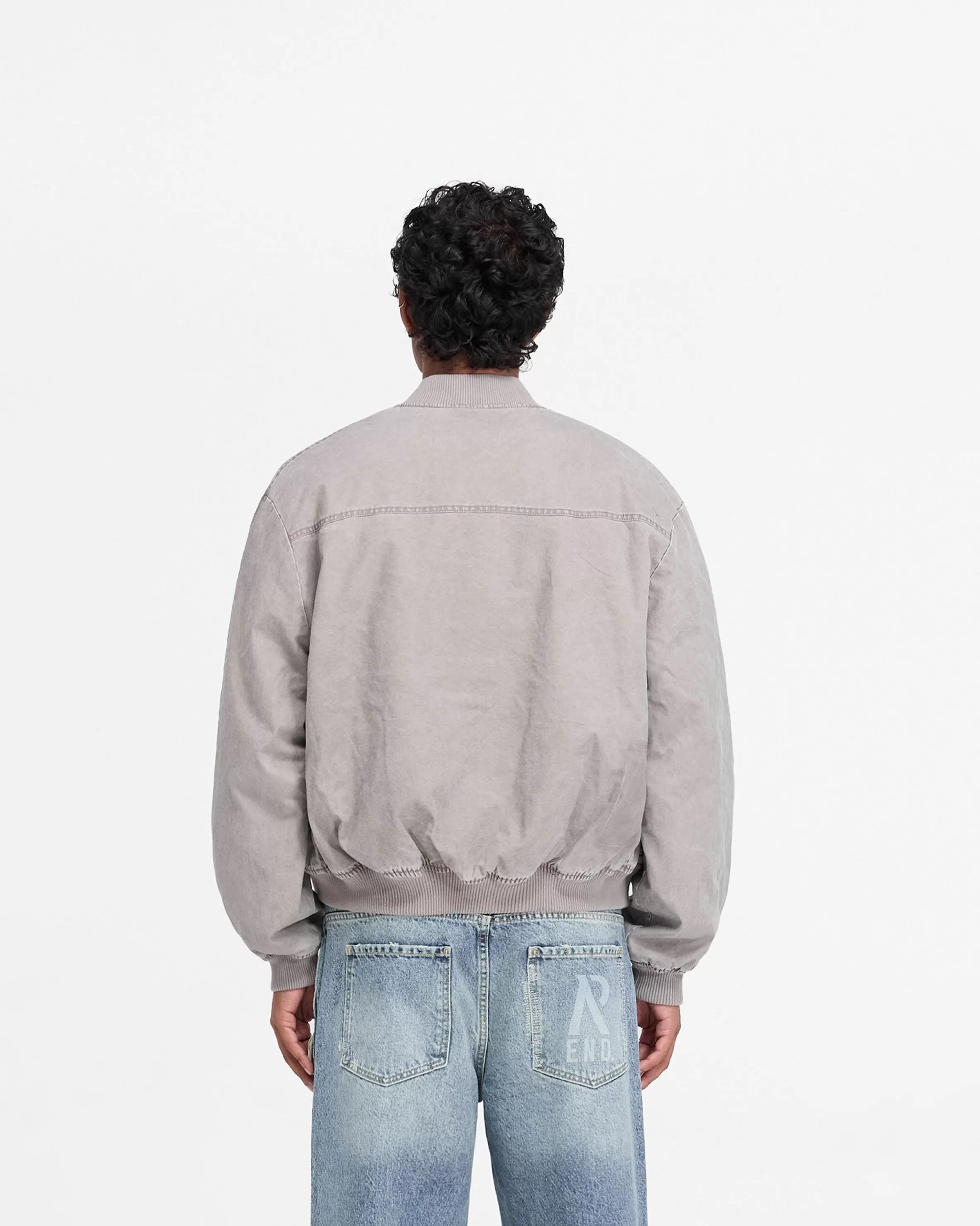 X End Utility Bomber Jacket - Vintage Brown^Represent Shop