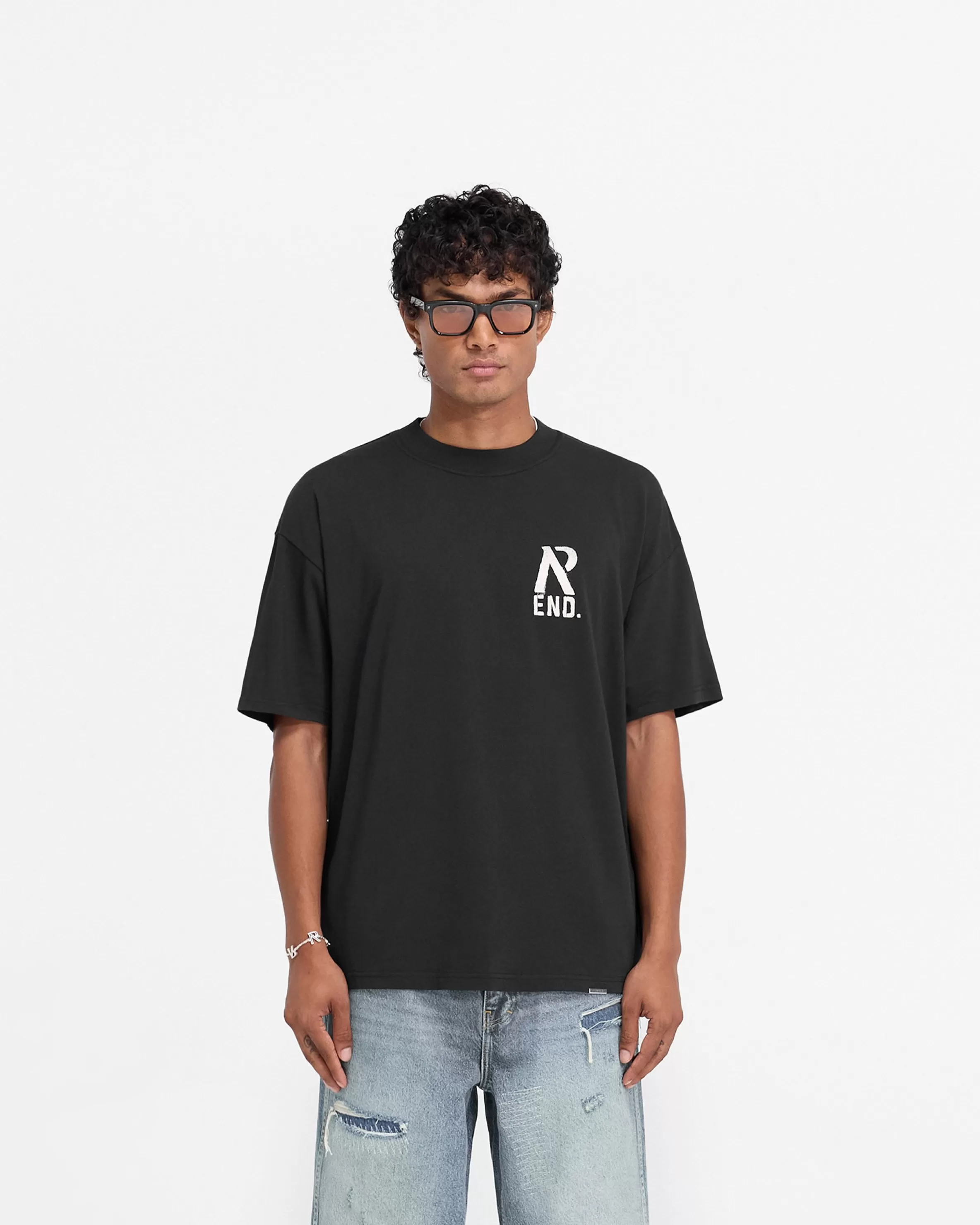 X End Workshop T-Shirt - Off Black^Represent Outlet