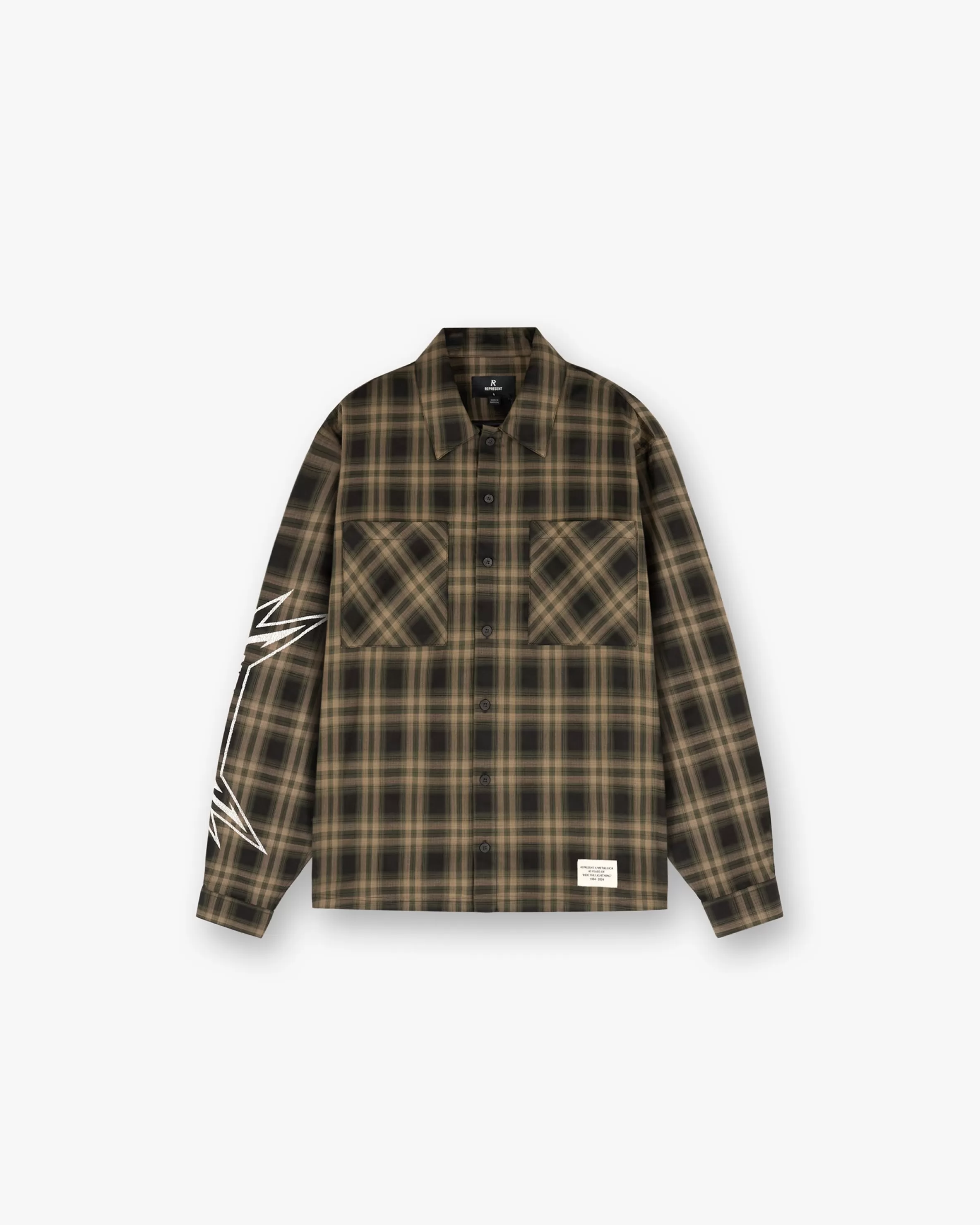 X Metallica™️ Flannel Shirt -^Represent Fashion