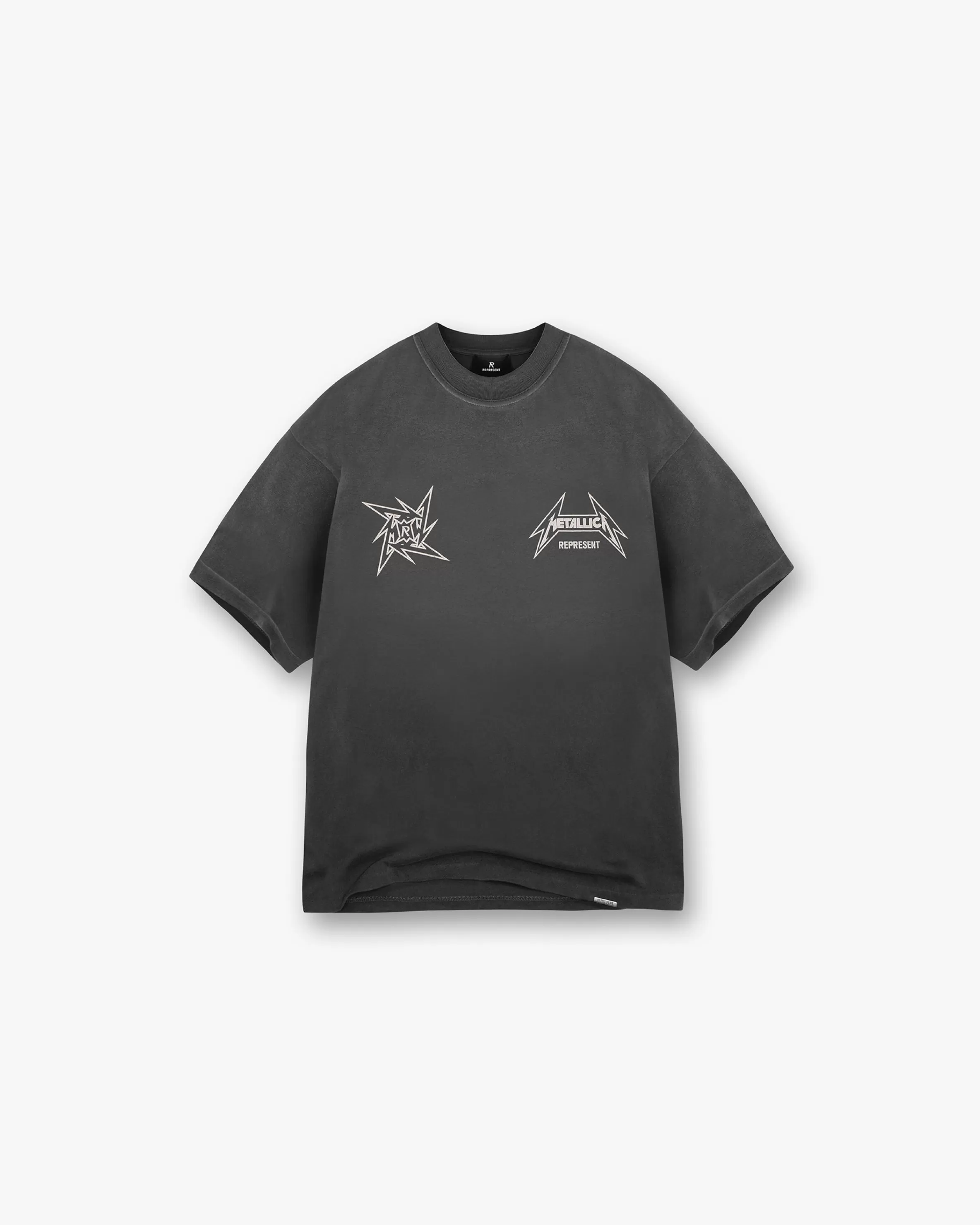 X Metallica™️ Local Crew T-Shirt - Stained Black^Represent Cheap