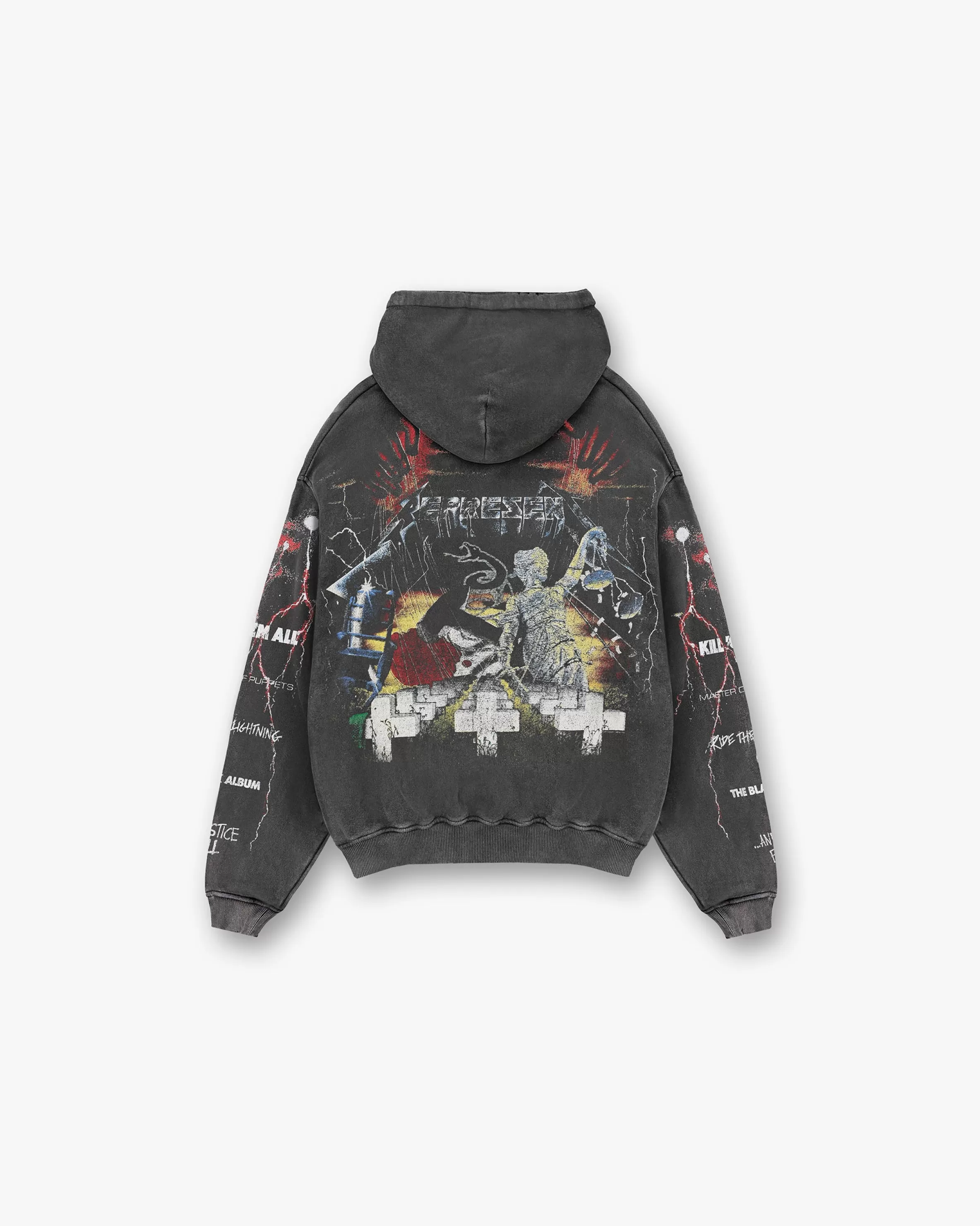 X Metallica™️ Master Of Puppets Hoodie - Vintage Grey^Represent Outlet