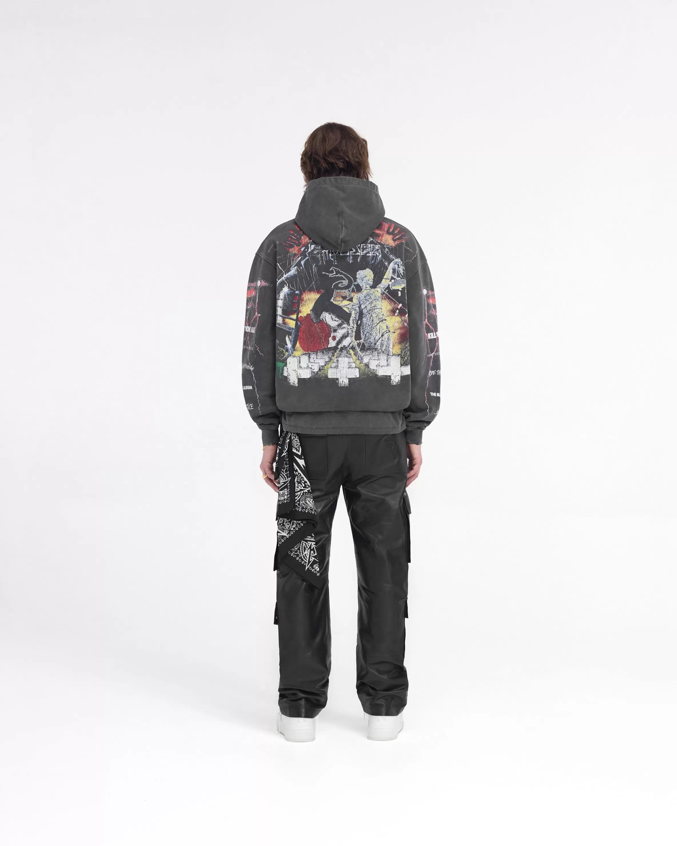 X Metallica™️ Master Of Puppets Hoodie - Vintage Grey^Represent Outlet