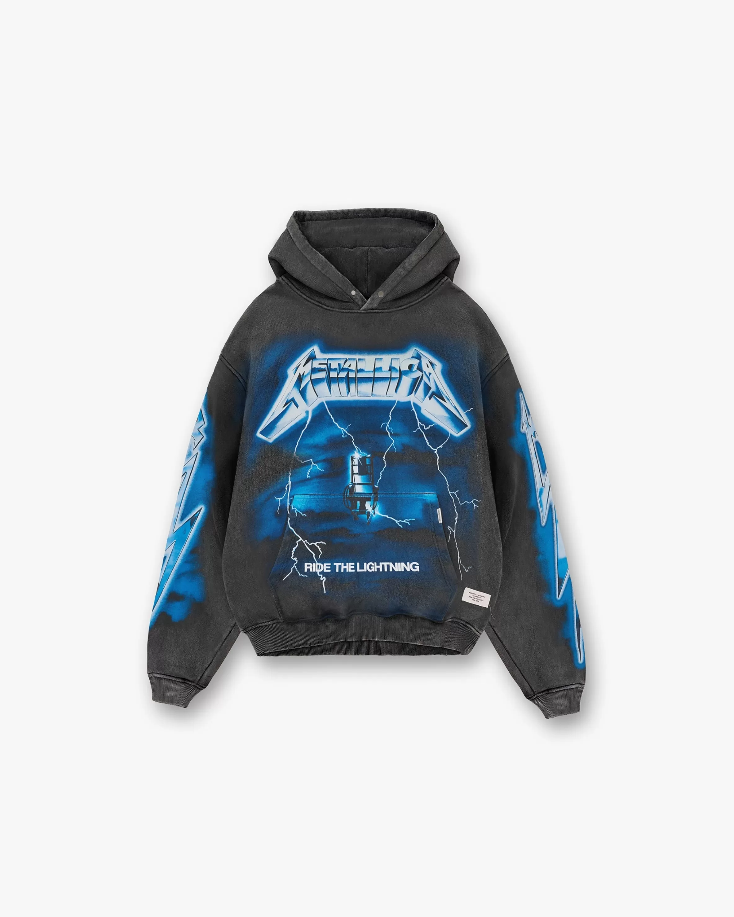 X Metallica™️ Ride The Lightning Hoodie - Vintage Grey^Represent Cheap