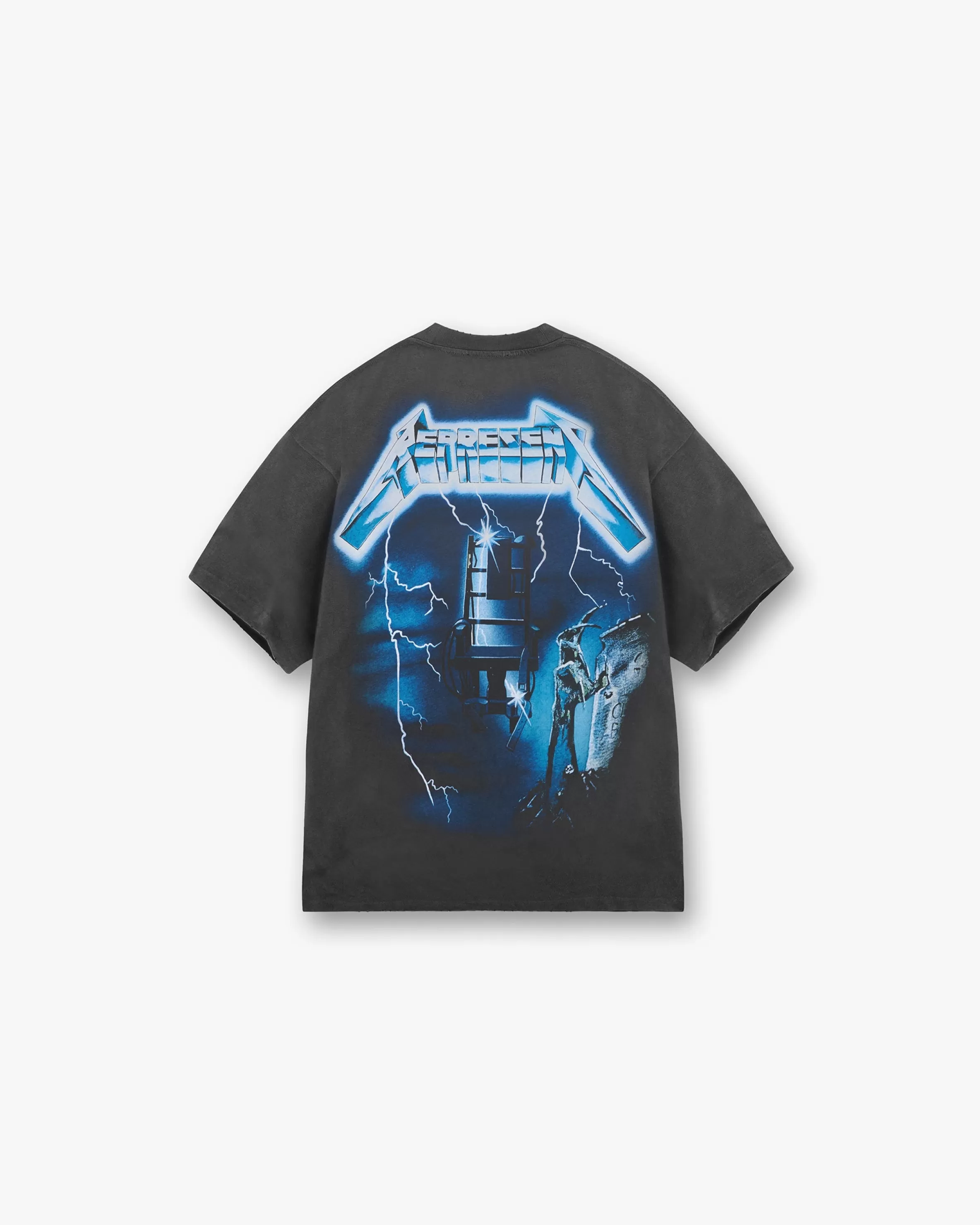 X Metallica™️ Ride The Lightning T-Shirt - Vintage Grey^Represent Best Sale