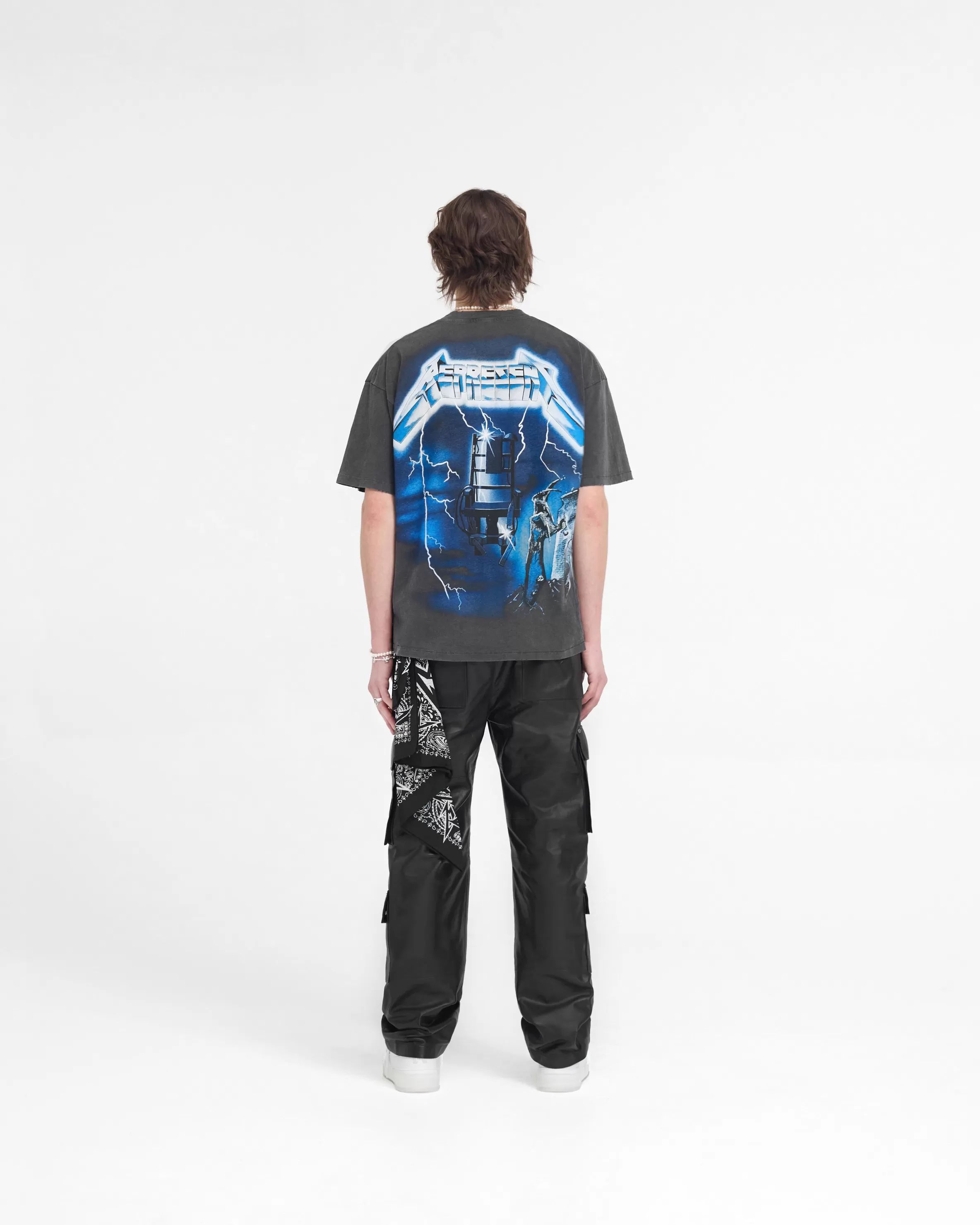X Metallica™️ Ride The Lightning T-Shirt - Vintage Grey^Represent Best Sale