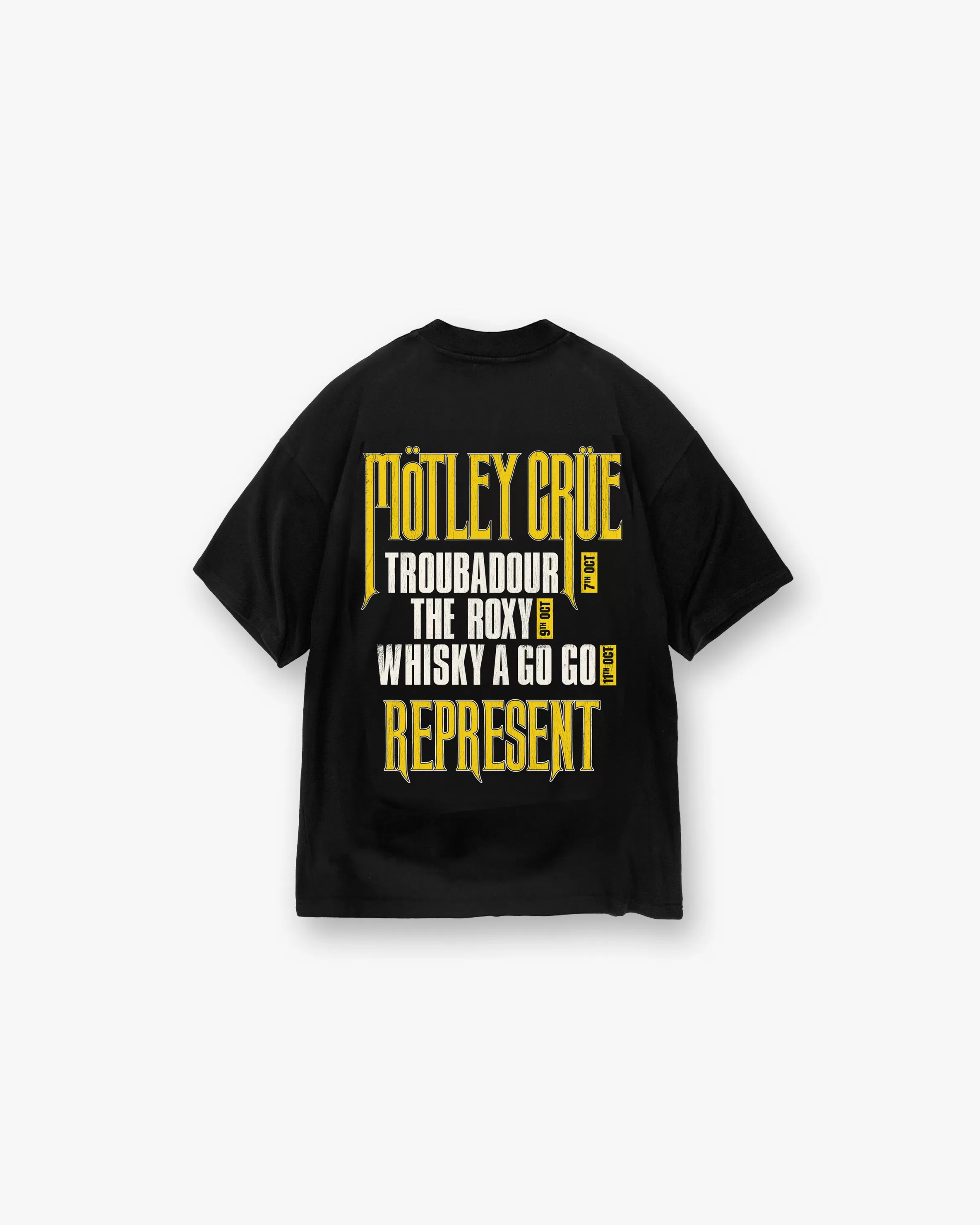 X Mötley Crüe Secret Show T-Shirt - Black^Represent Best Sale