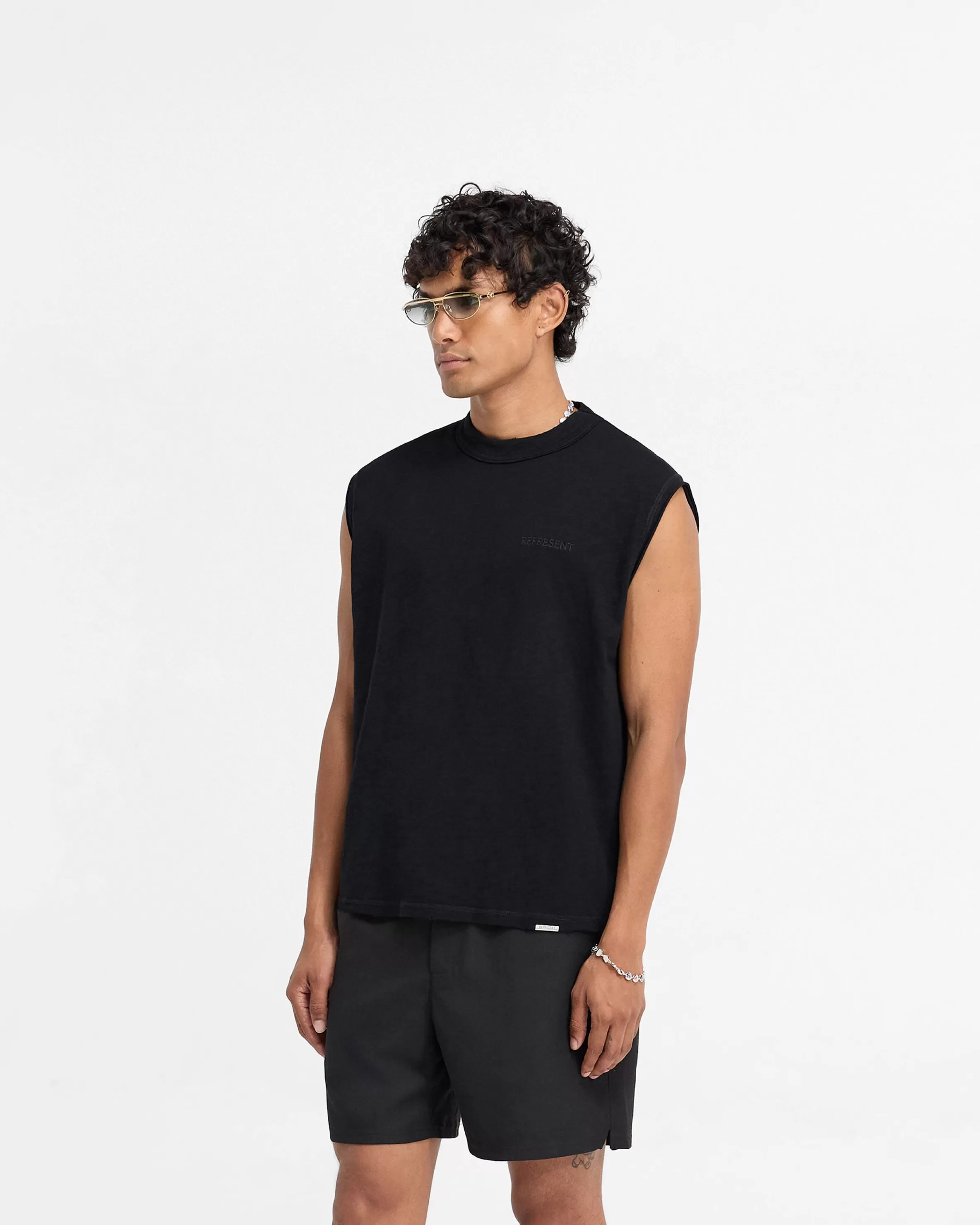 Slub Tank - Jet Black^Represent Sale