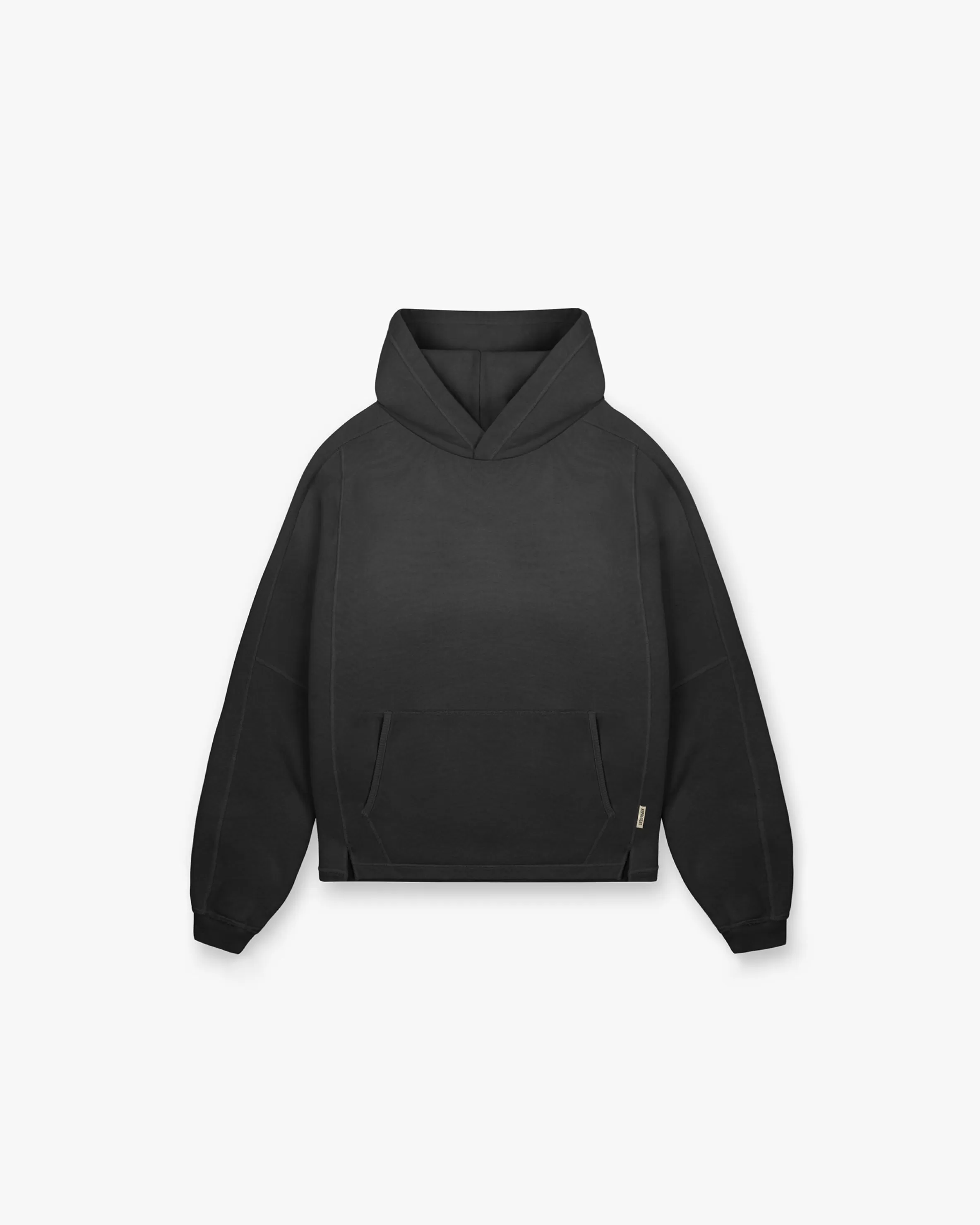 Stepped Hem Hoodie - Stained Black^Represent Sale