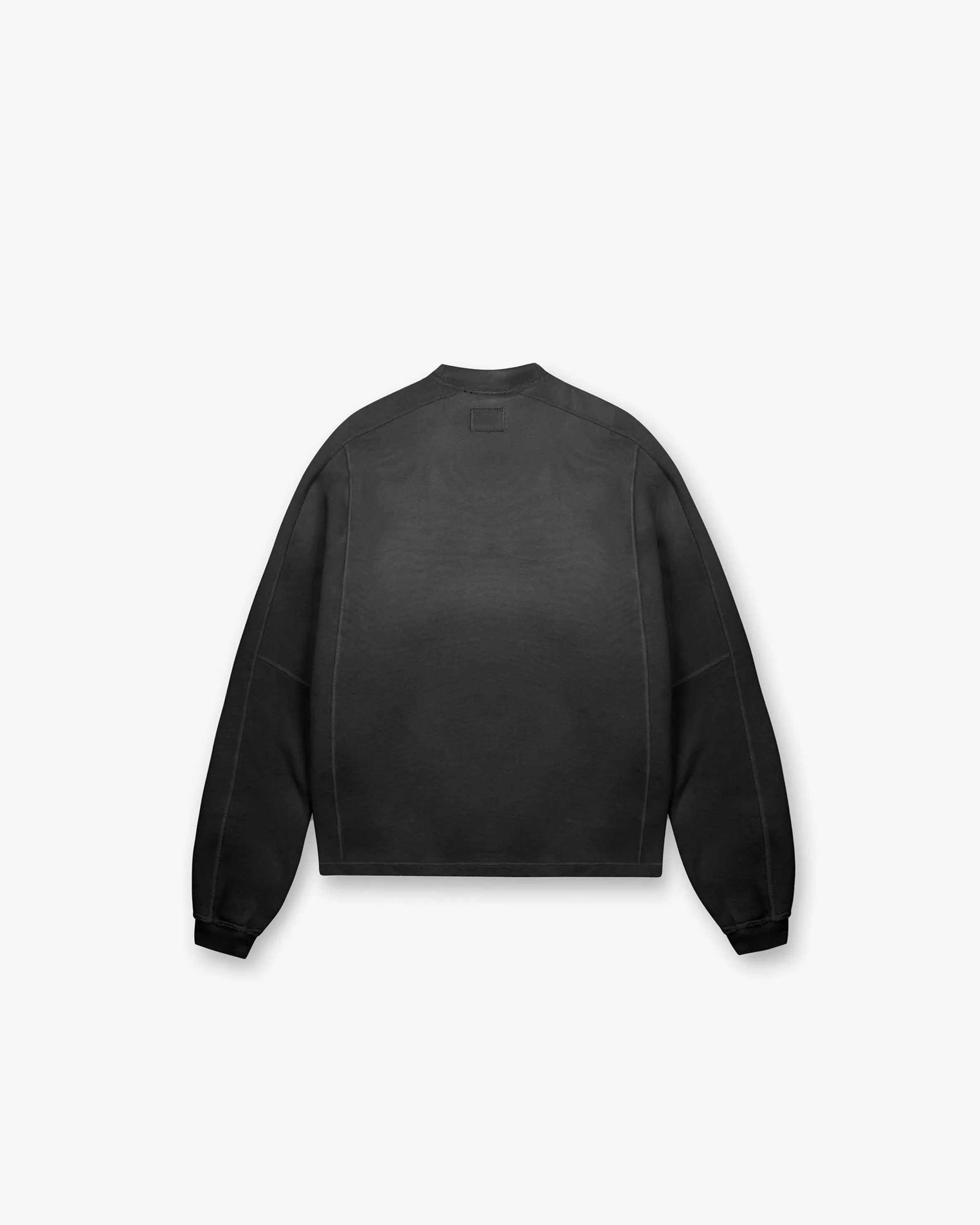 Stepped Hem Sweatshirt - Stained Black^Represent Fashion