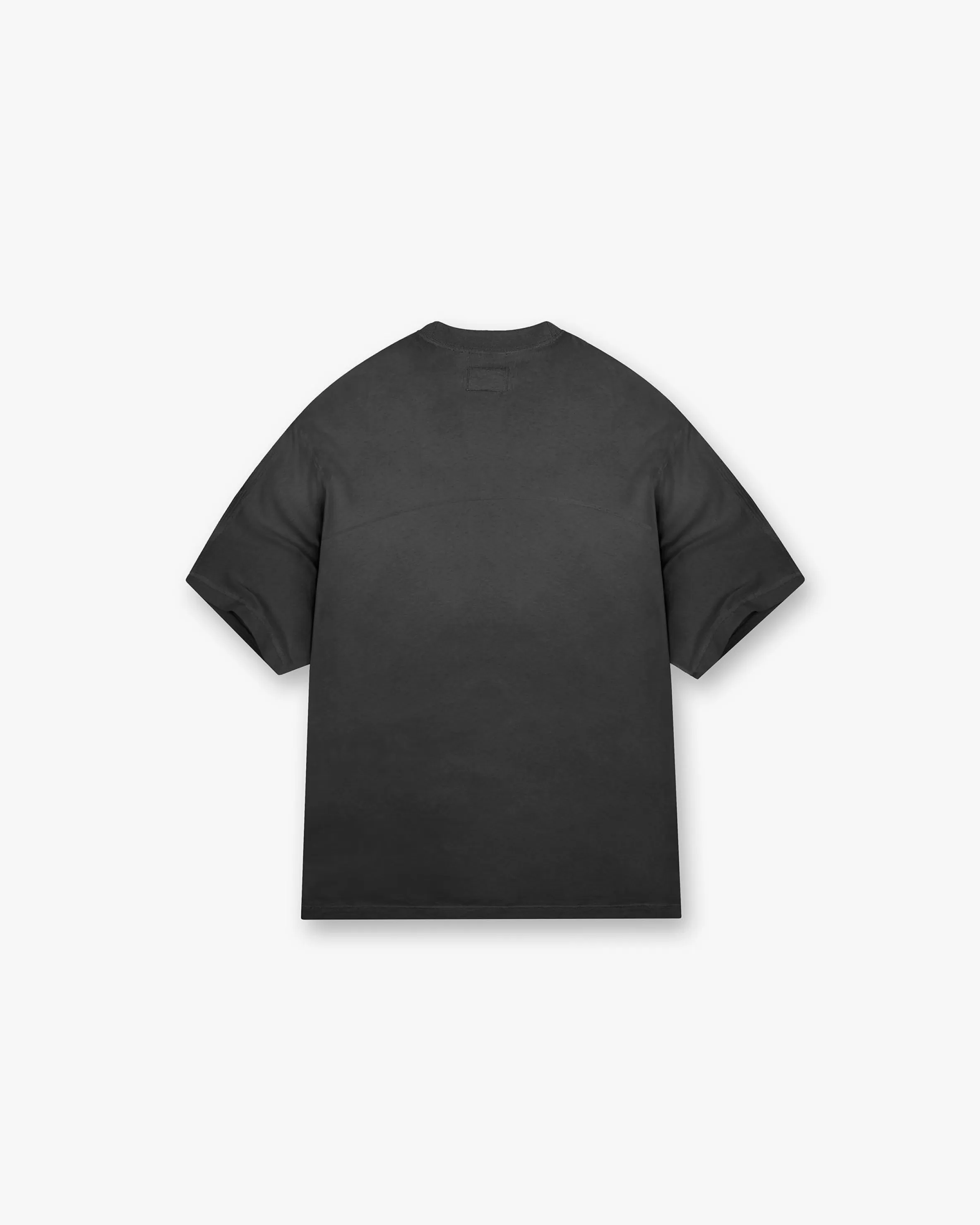 Stepped Hem T-Shirt - Stained Black^Represent Best