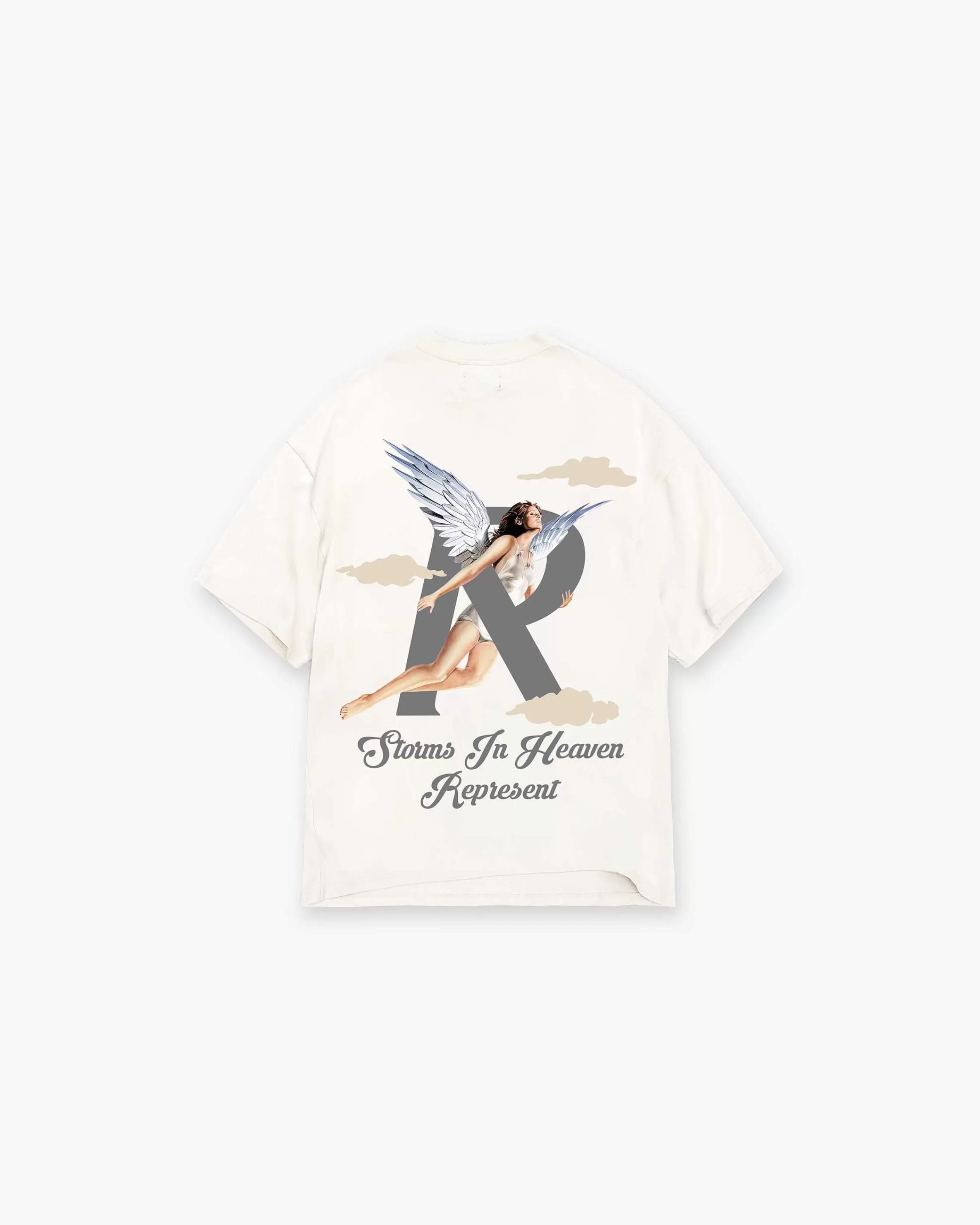 Storms In Heaven T-Shirt - Flat White^Represent Online