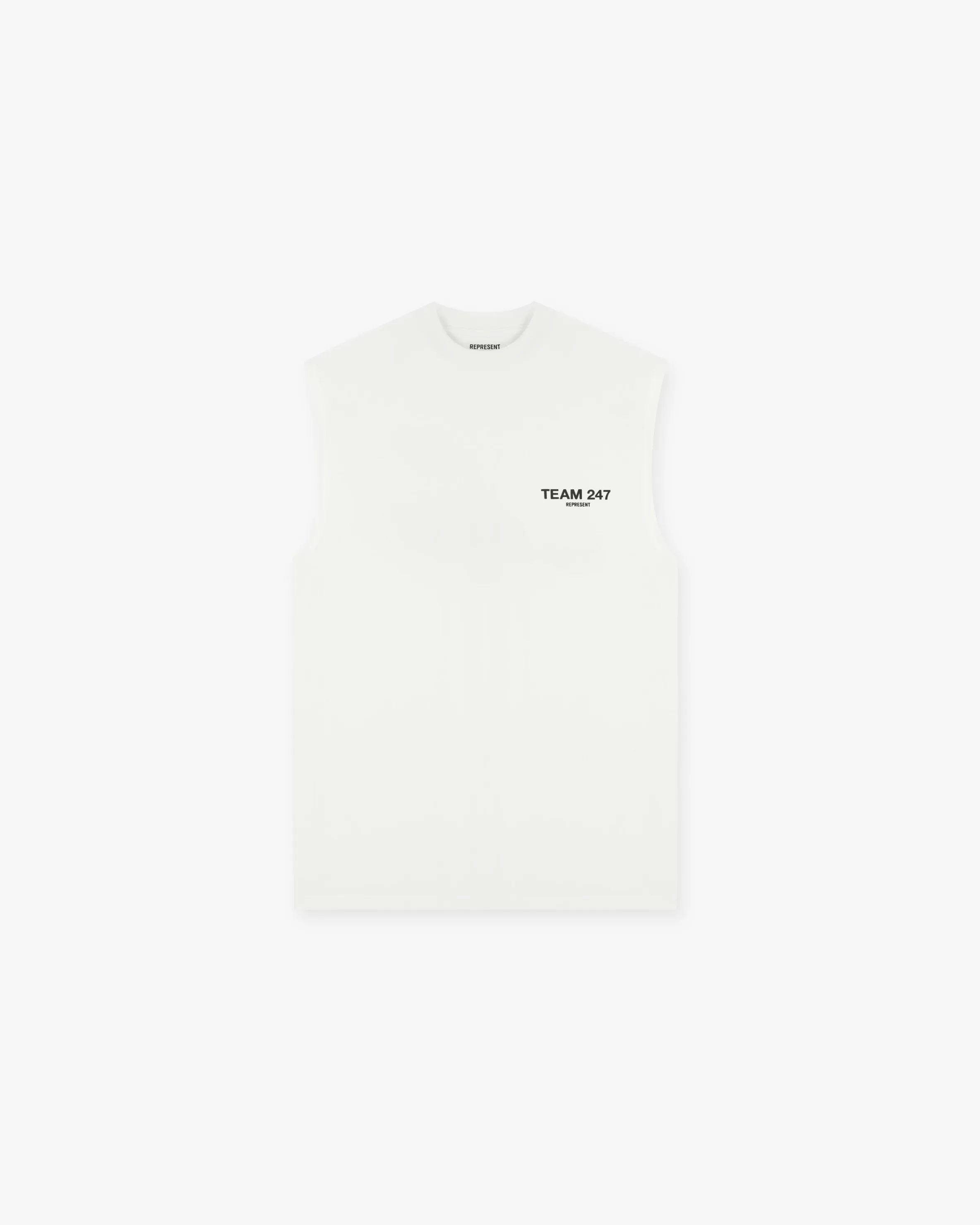 Team 247 Oversized Tank - Flat White^Represent Cheap