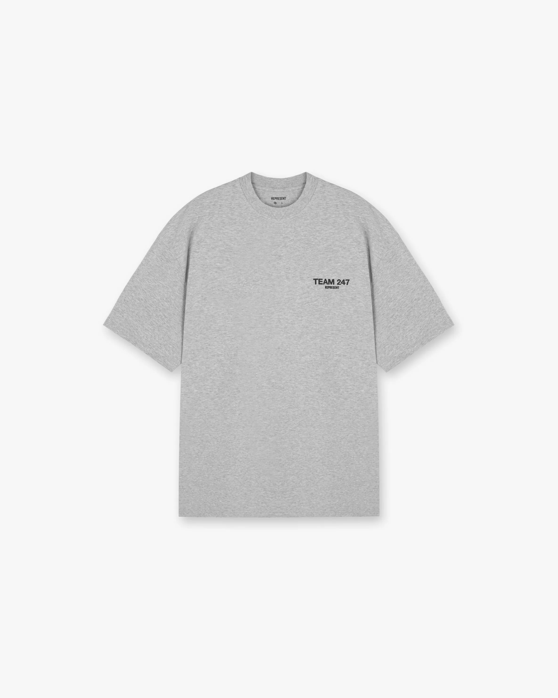 Team 247 Oversized T-Shirt - Ash Grey^Represent Best Sale