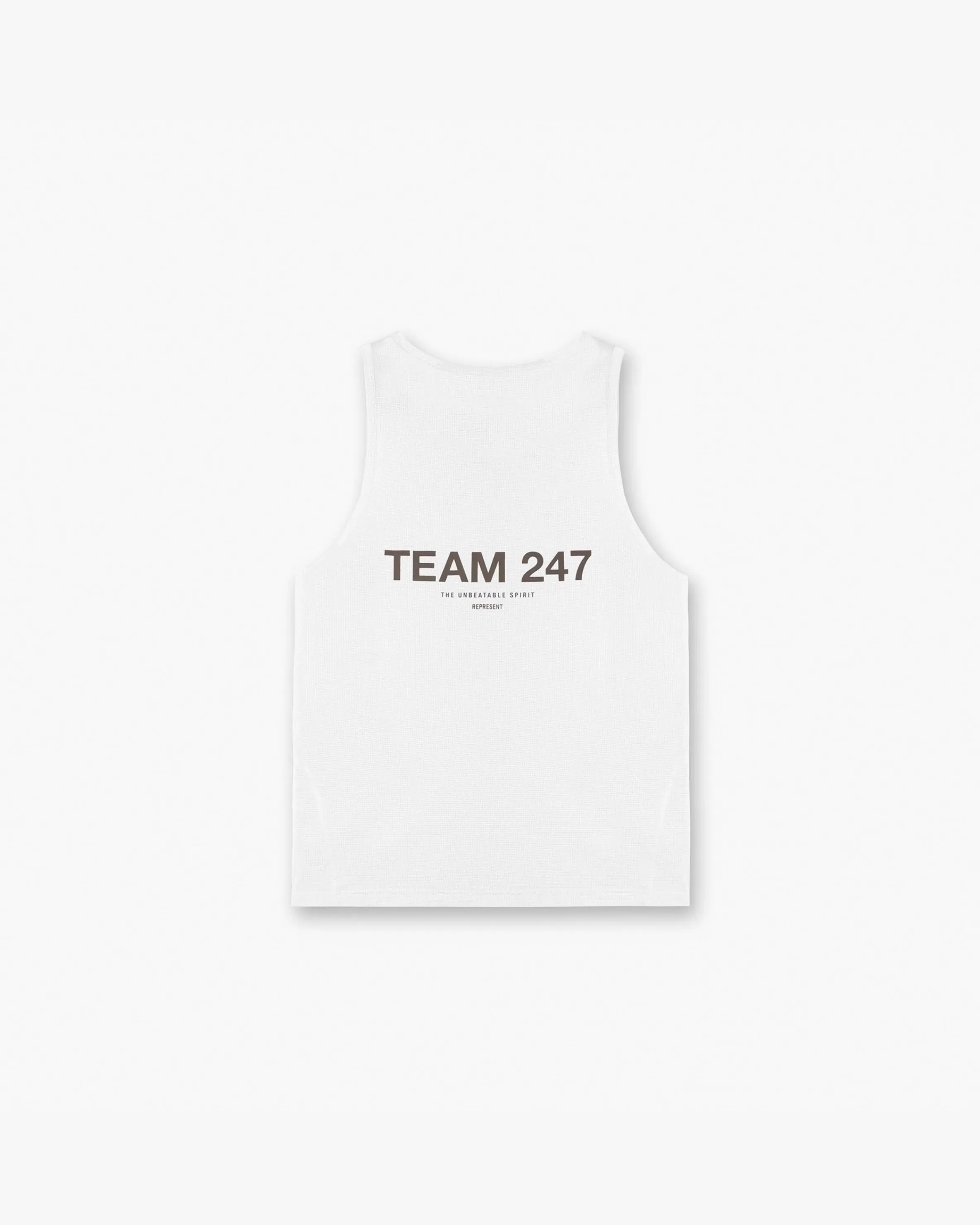 247 Team Run Vest - Flat White^Represent Best