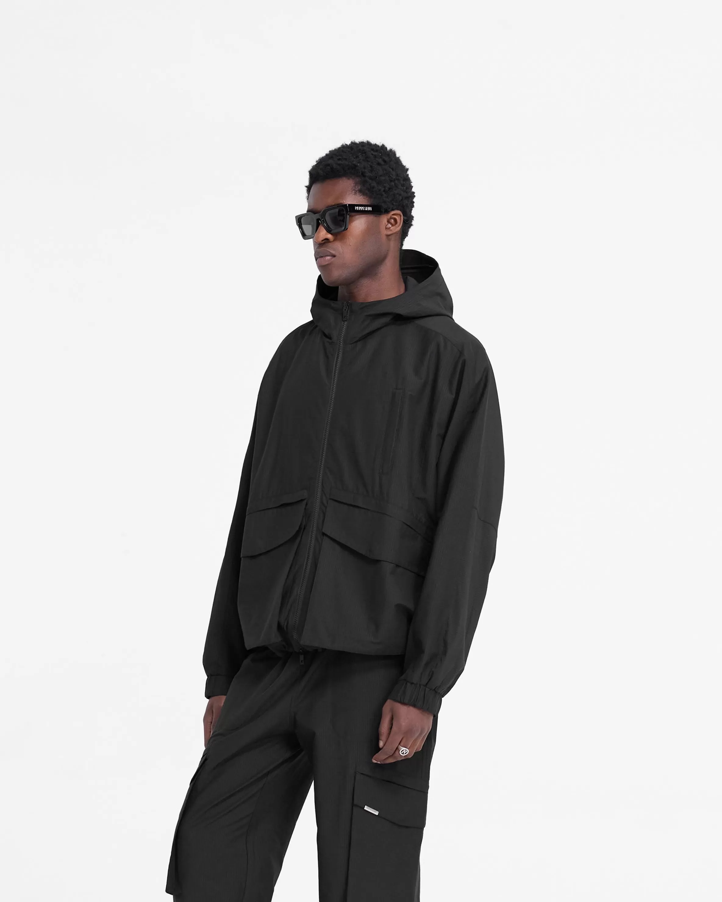 Tech Cargo Jacket - Jet Black^Represent Best