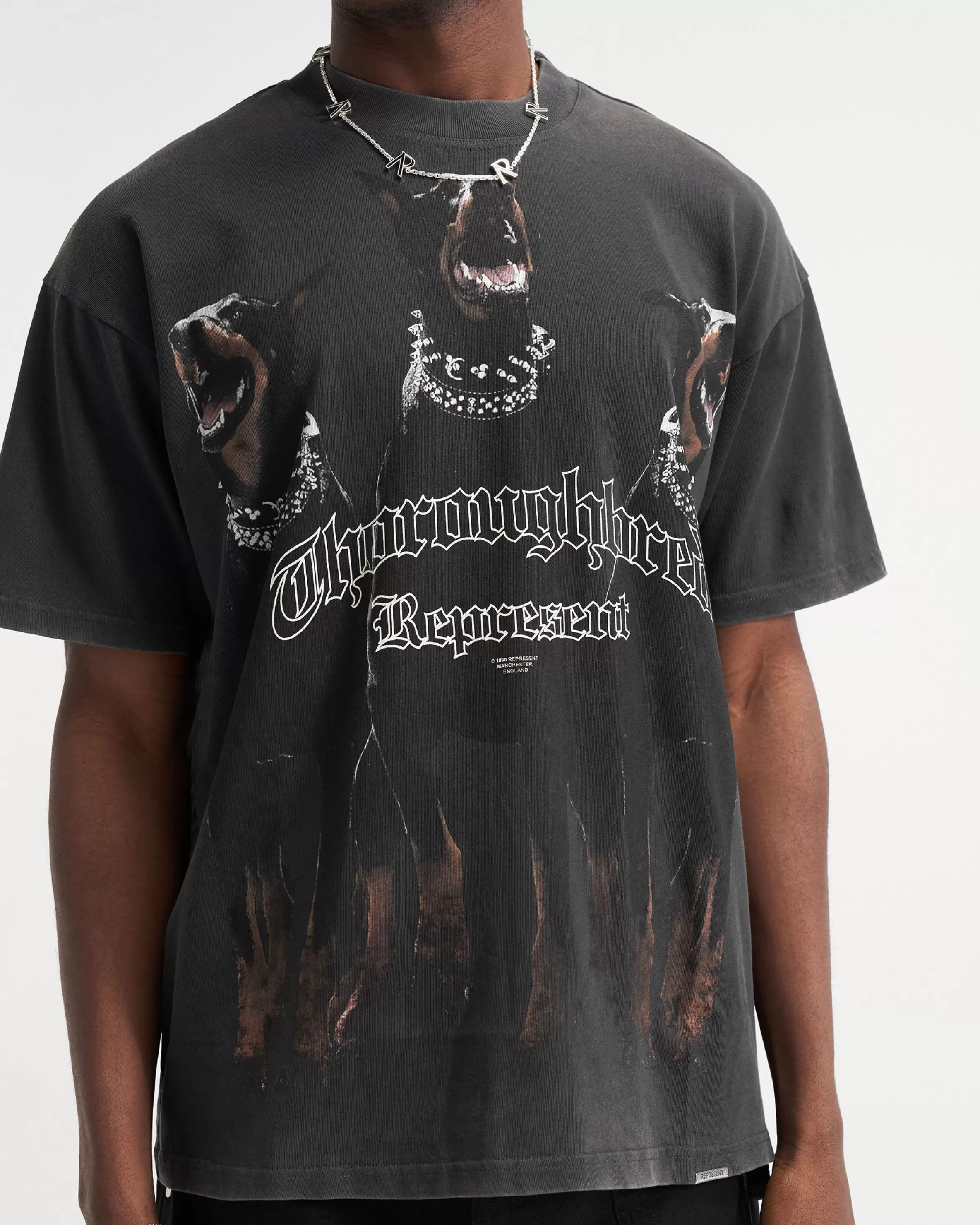 Thoroughbred T-Shirt - Vintage Black^Represent New