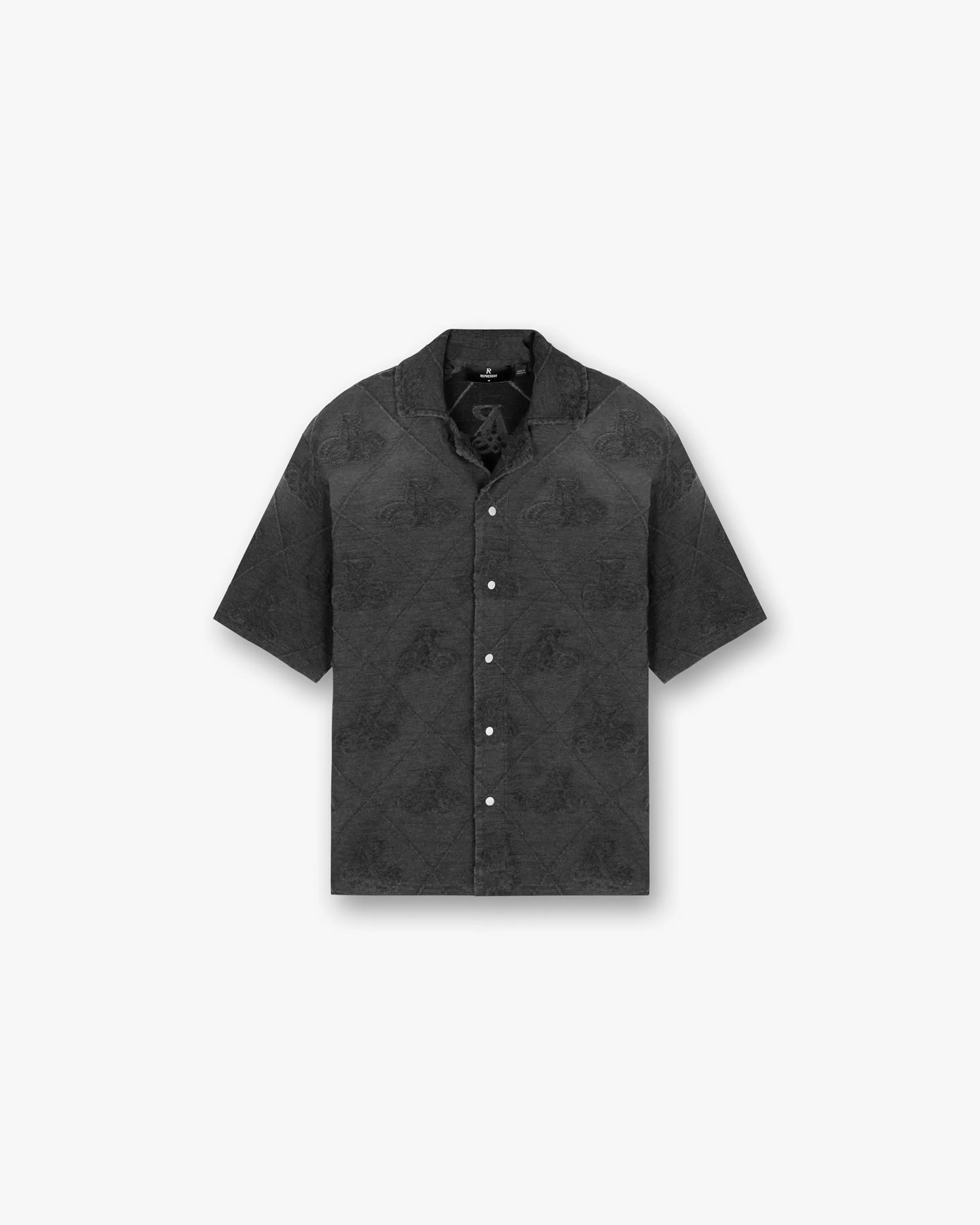 Towelling Shirt - Jet Black^Represent Shop