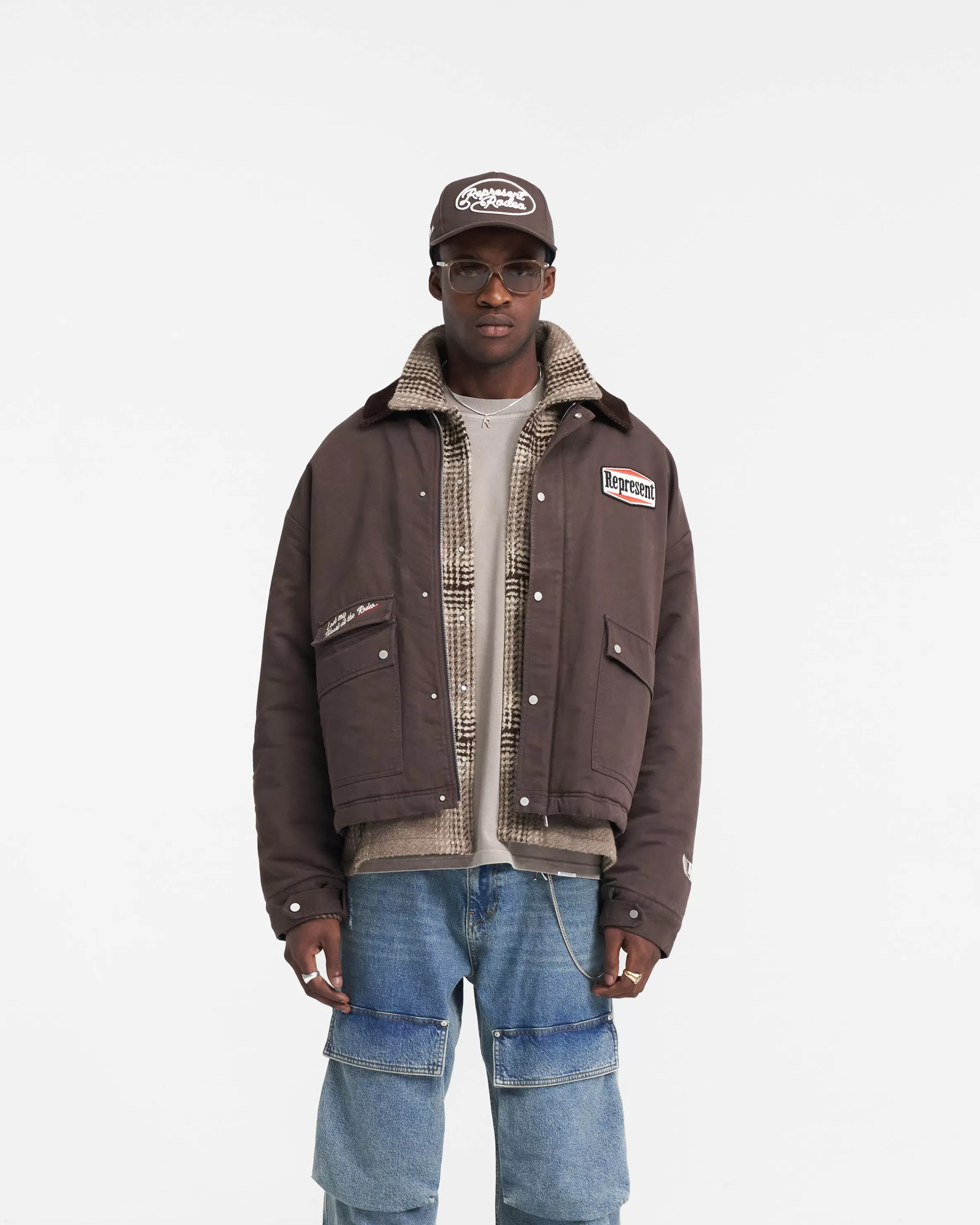 Utility Carpenter Jacket - Vintage Brown^Represent Shop