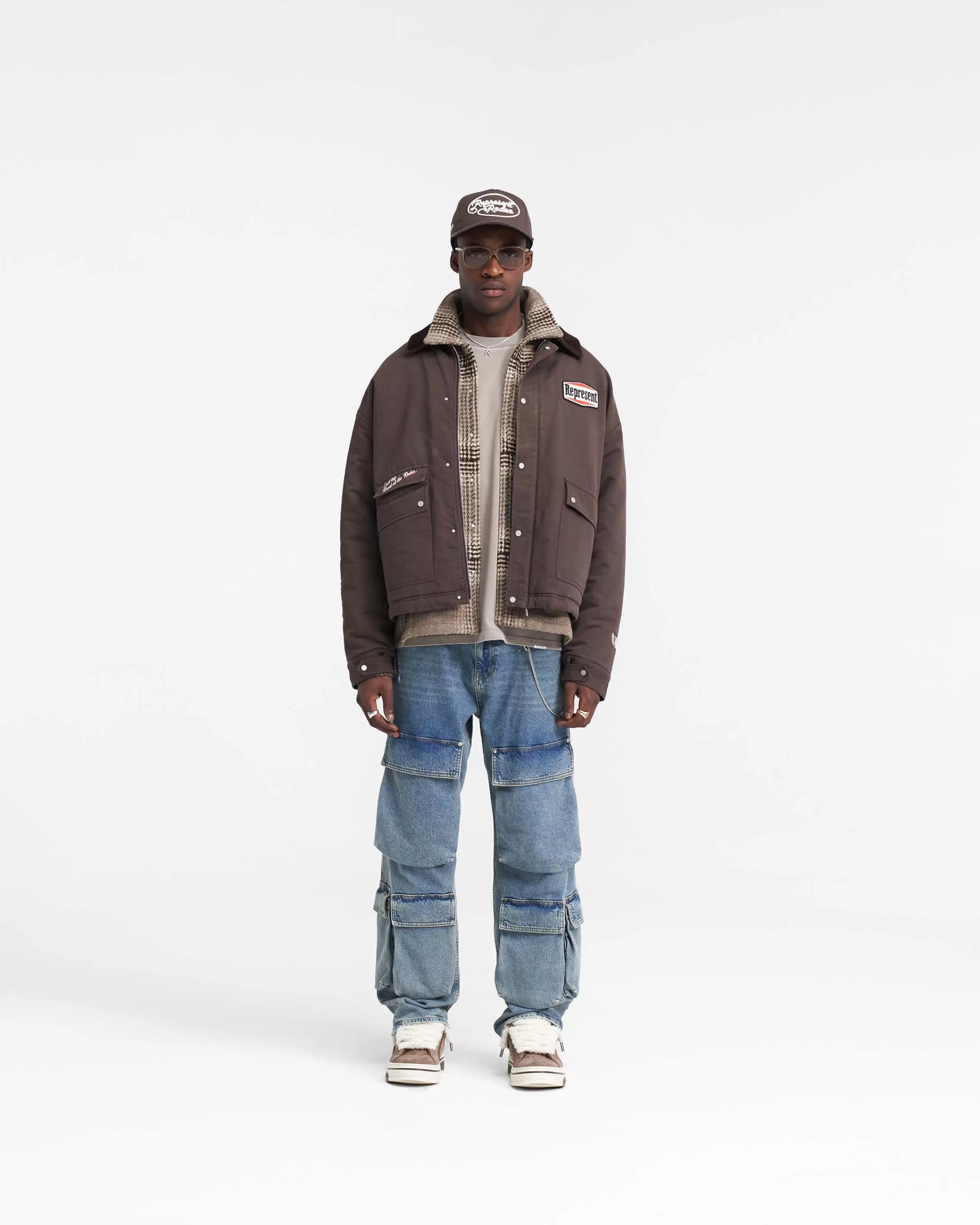 Utility Carpenter Jacket - Vintage Brown^Represent Shop