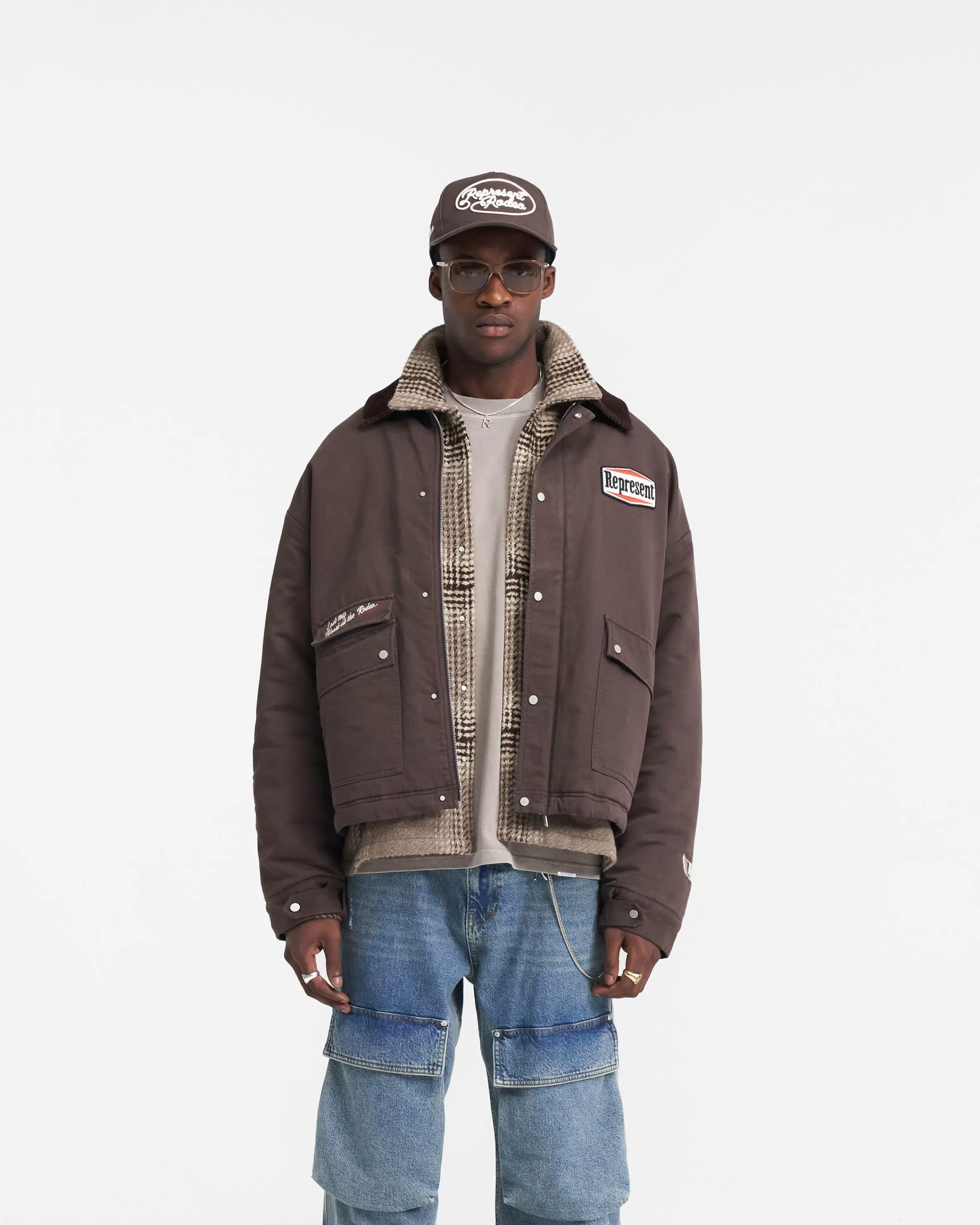 Utility Carpenter Jacket - Vintage Brown^Represent Shop