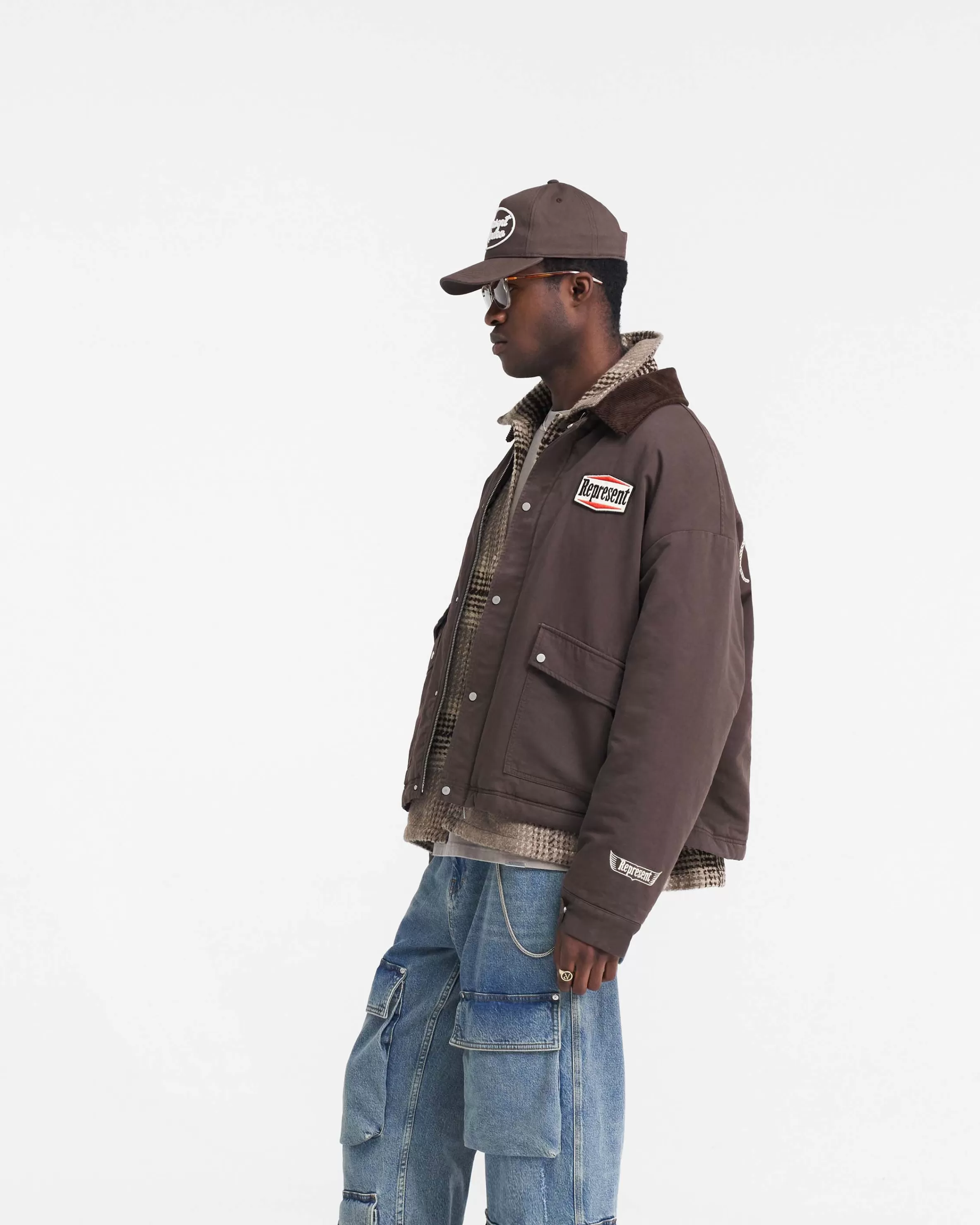 Utility Carpenter Jacket - Vintage Brown^Represent Shop