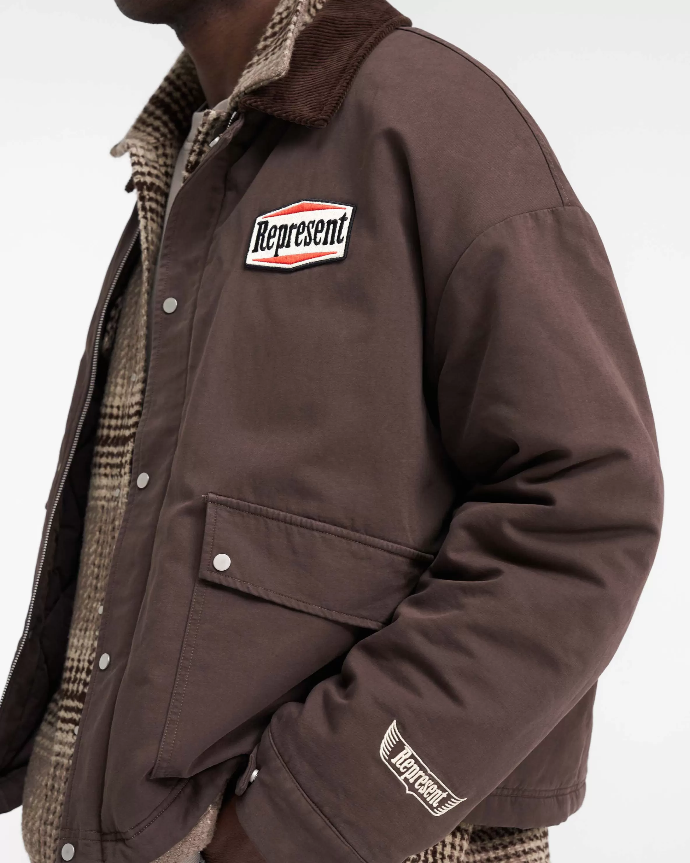 Utility Carpenter Jacket - Vintage Brown^Represent Shop