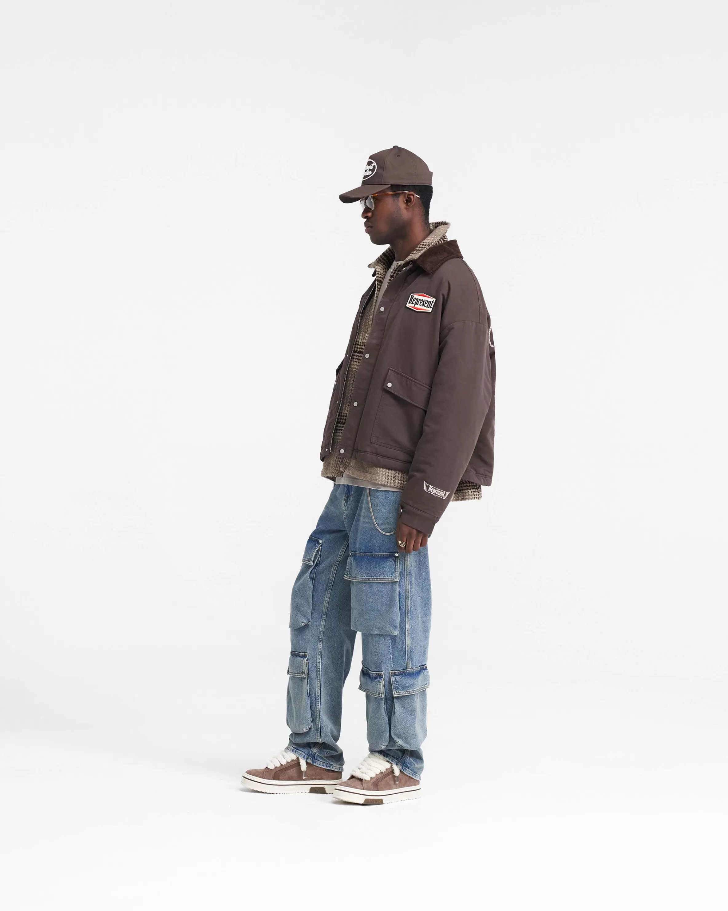 Utility Carpenter Jacket - Vintage Brown^Represent Shop