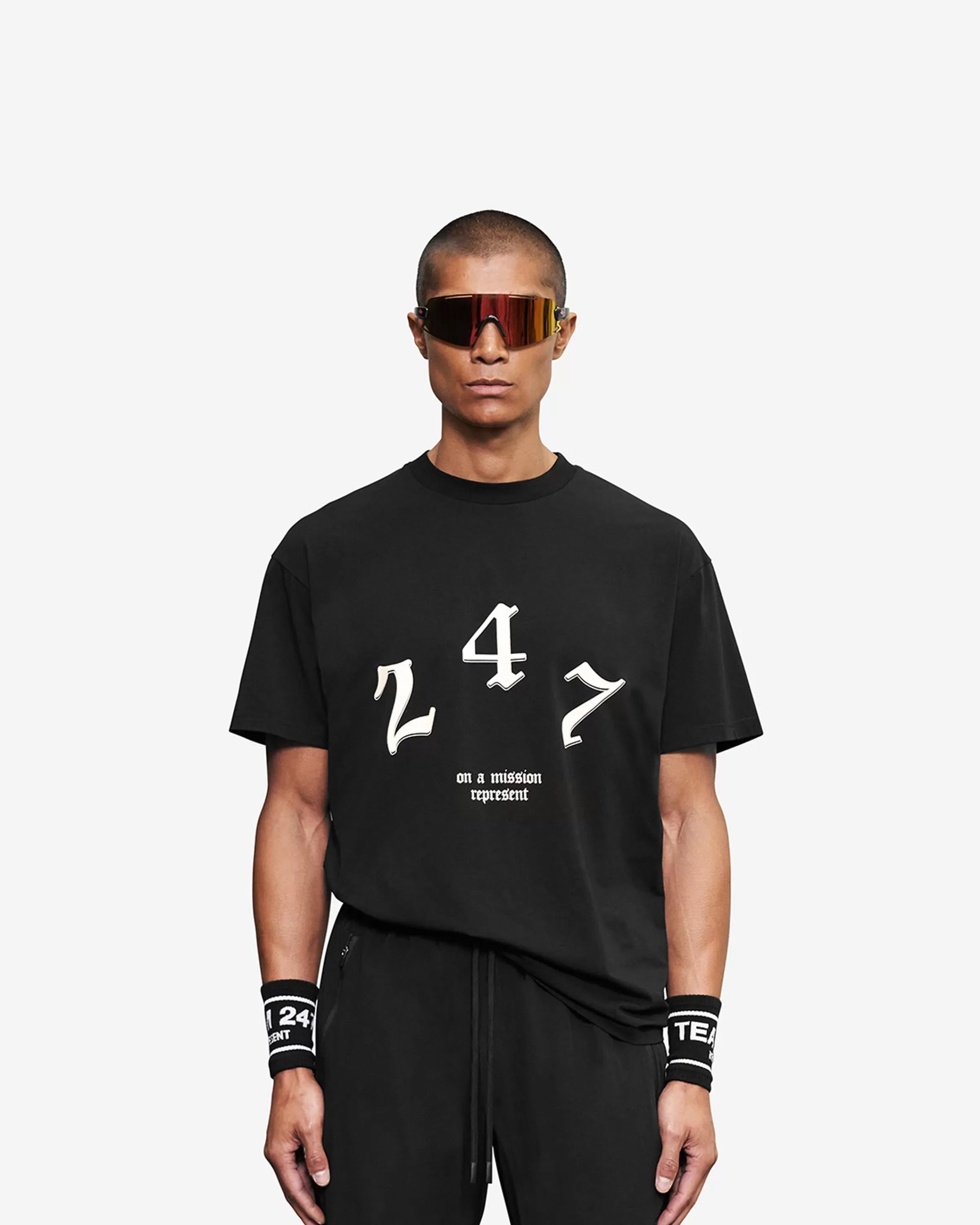 Vintage 247 Oversized T-Shirt - Black Papyrus^Represent Hot