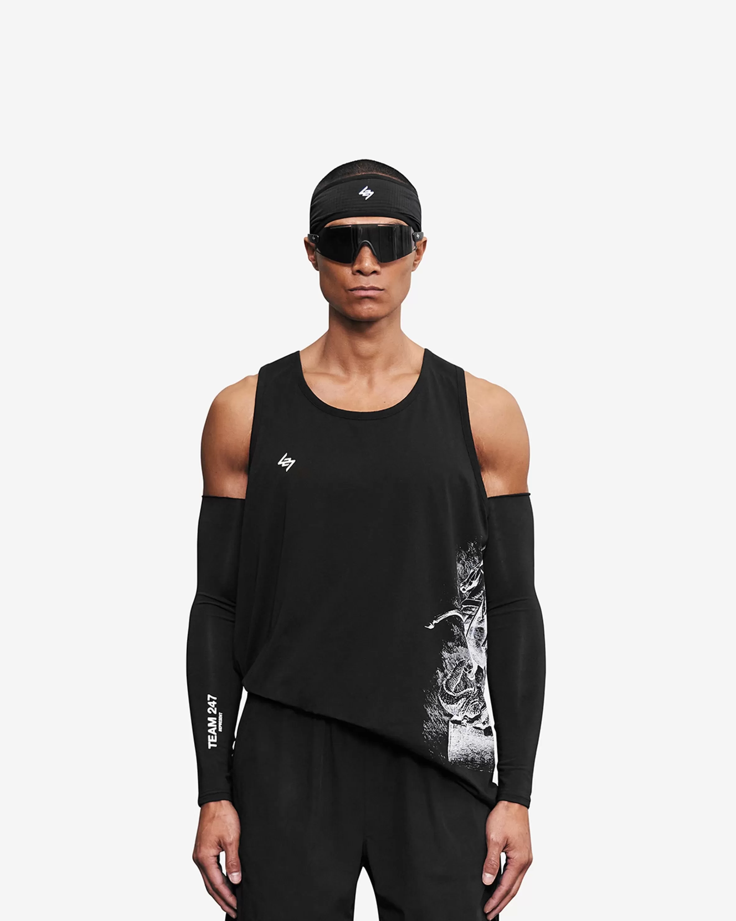 Vintage 247 Run Vest - Black Papyrus^Represent Best Sale