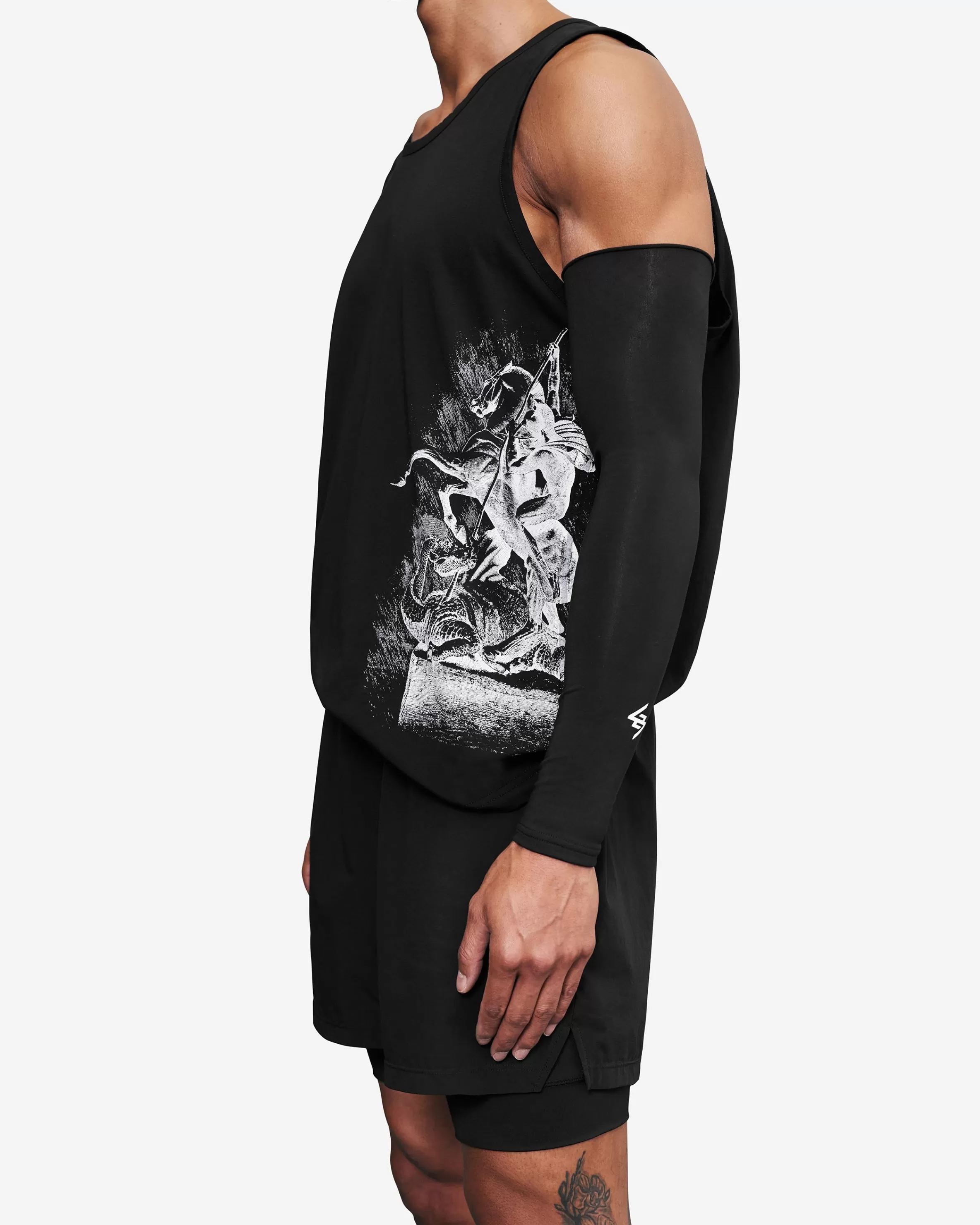 Vintage 247 Run Vest - Black Papyrus^Represent Best Sale