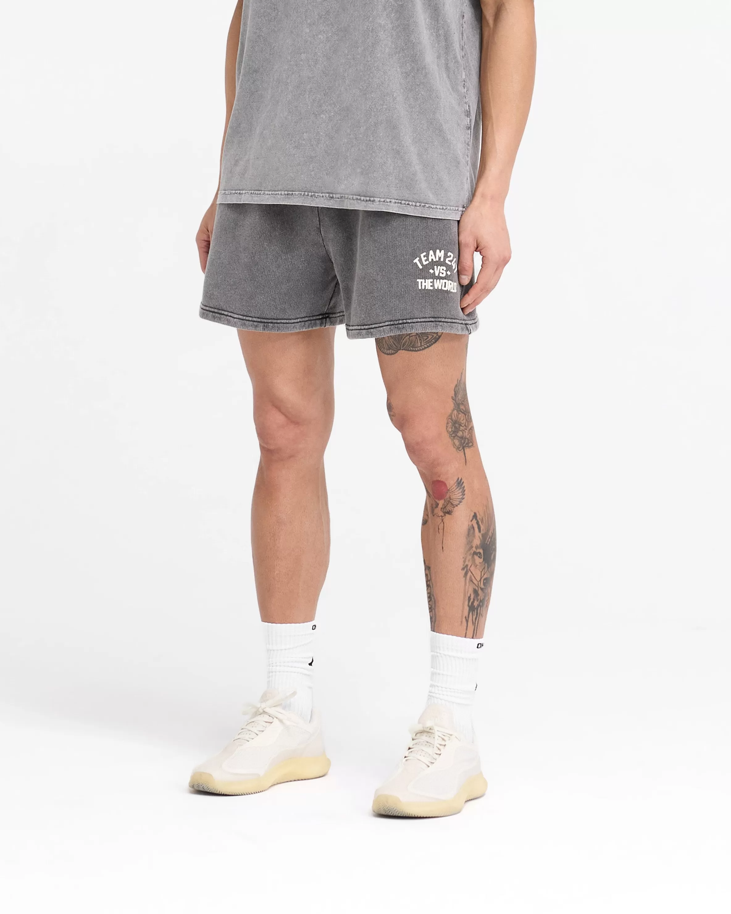 247 Vs The World Jersey Shorts -^Represent Fashion