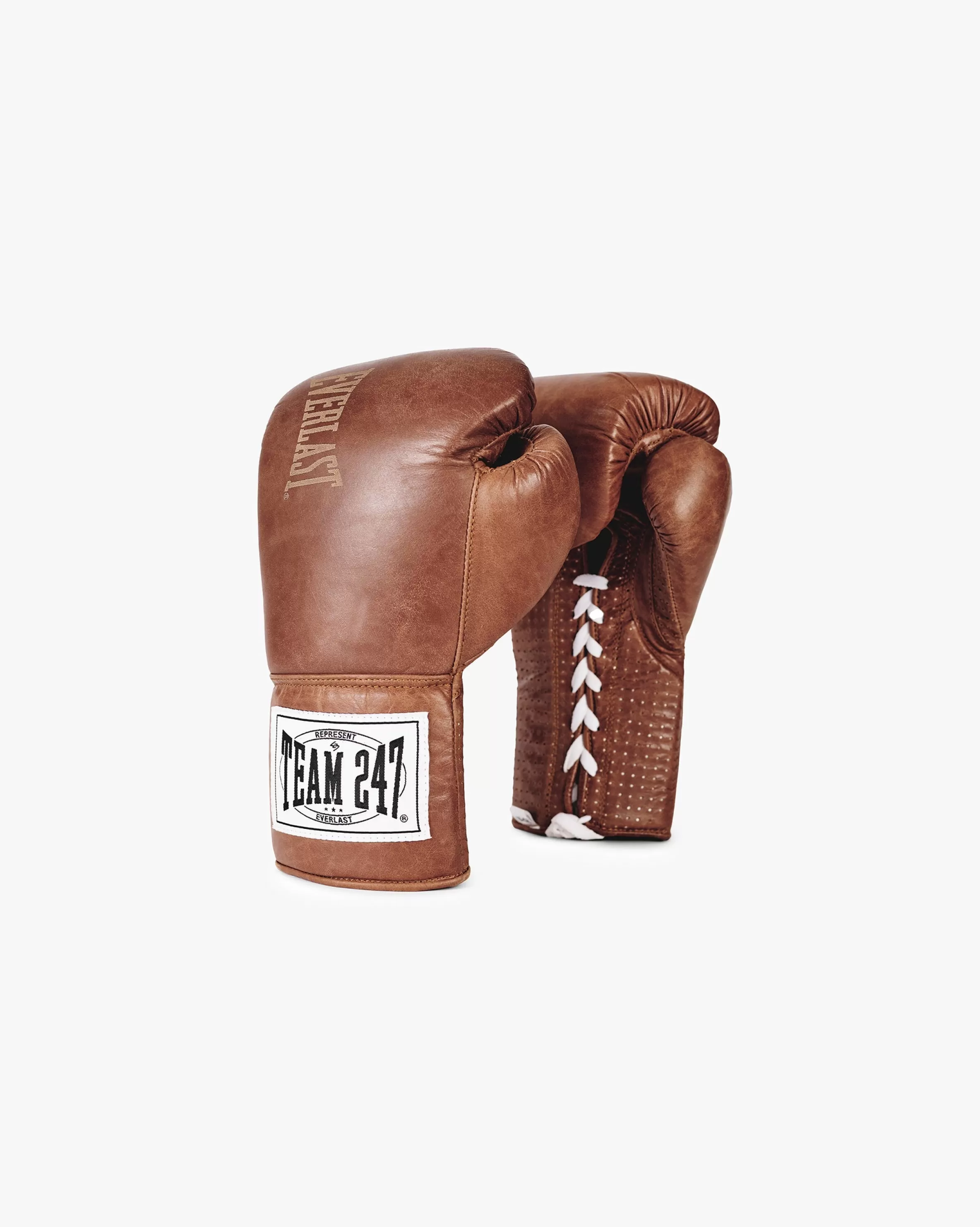 247 X Everlast Boxing Gloves - Washed Brown^Represent Shop