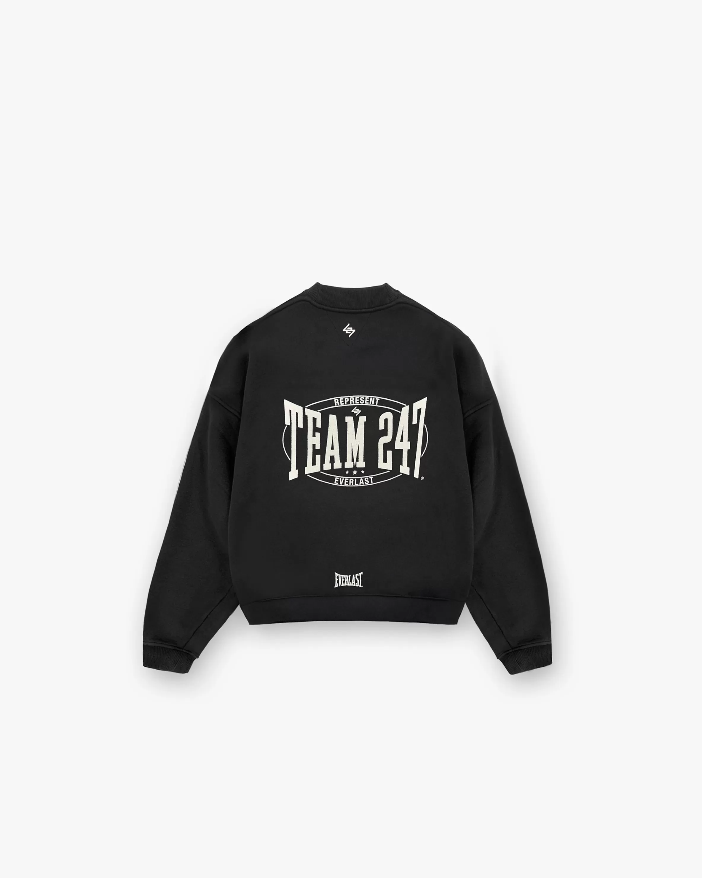 247 X Everlast Training Camp Boxy Sweater - Off Black^Represent Store