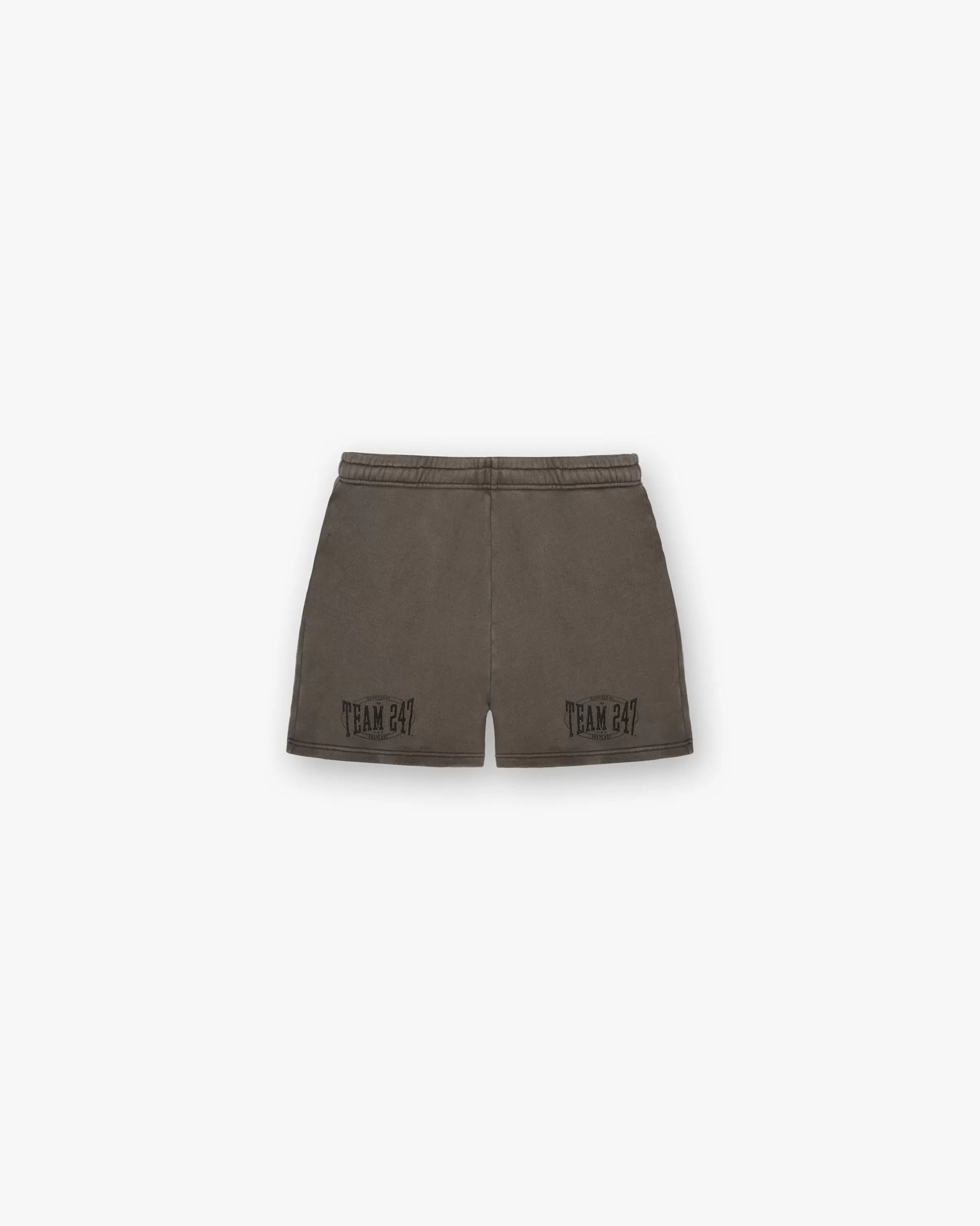 247 X Everlast Training Camp Jersey Shorts - Washed Brown^Represent Fashion